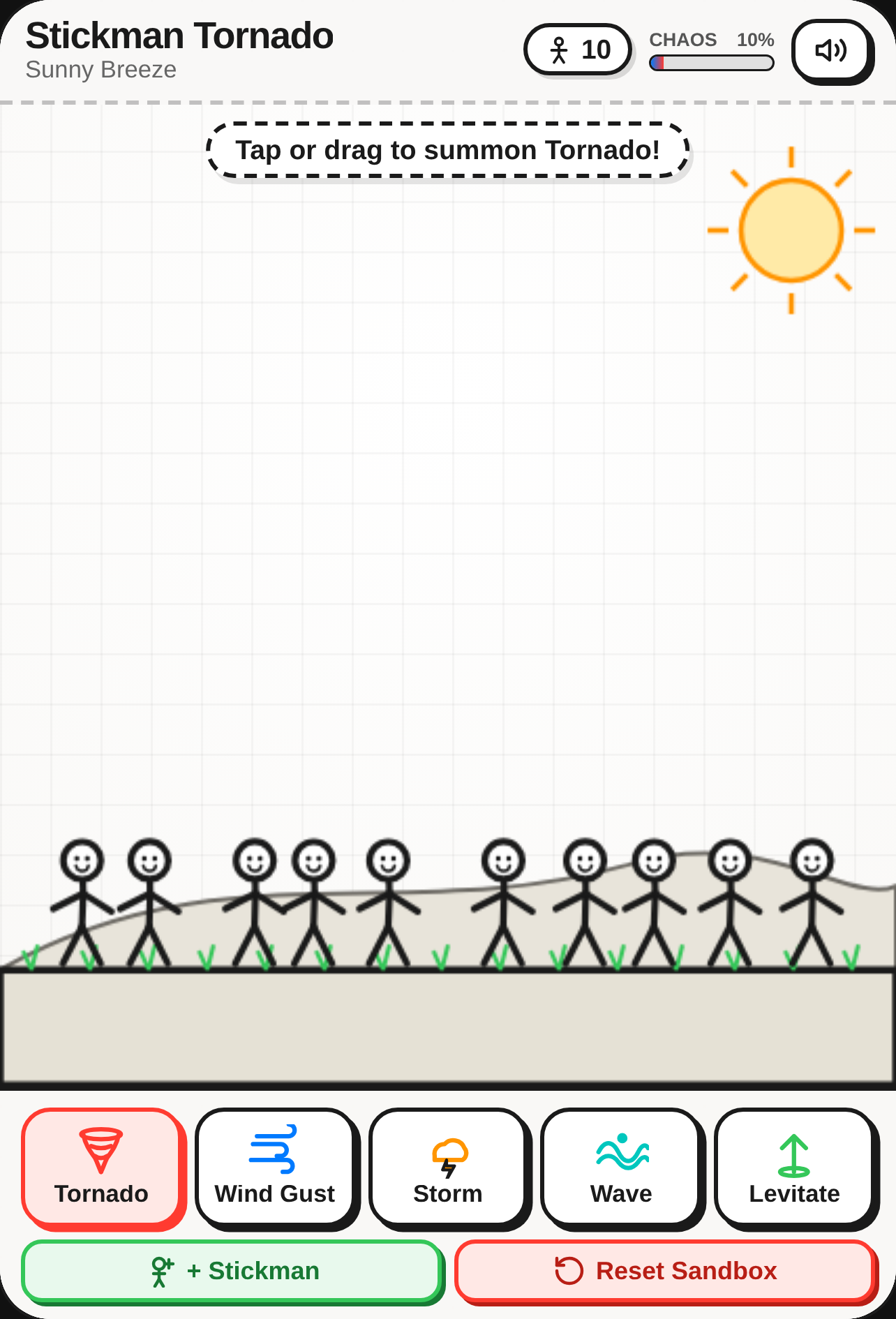 Stickman Tornado Sandbox cover
