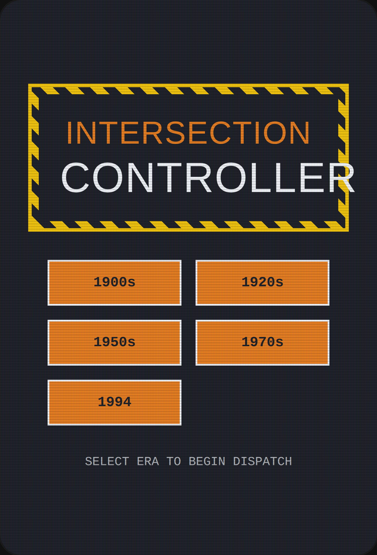 Intersection Controller 1994 cover