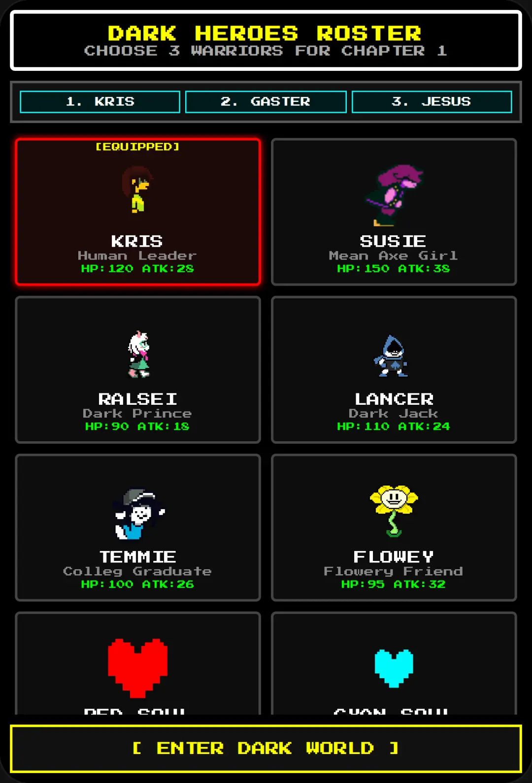 Deltarune but with custom parties! cover
