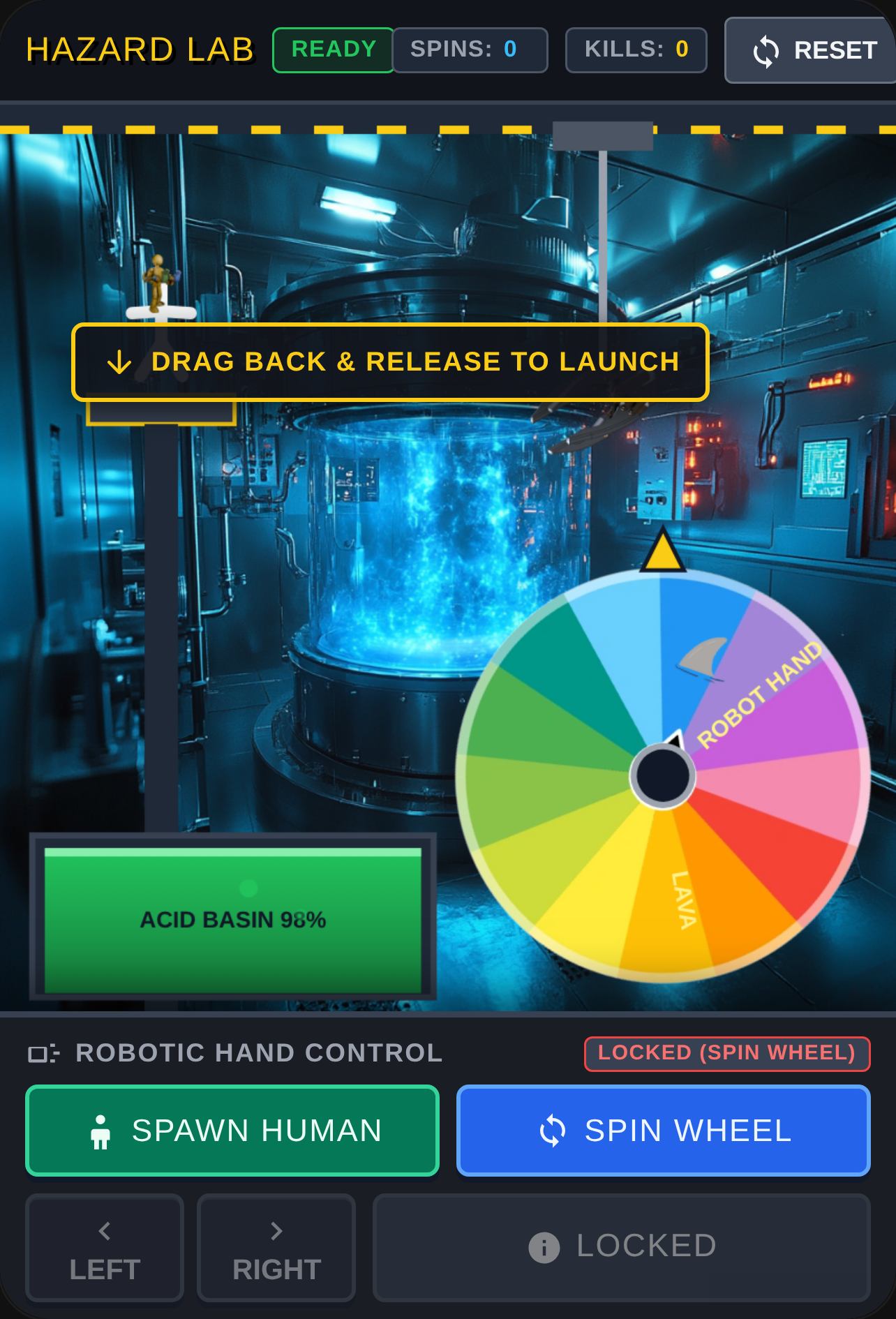 Hazard Lab: Dummy Launcher cover