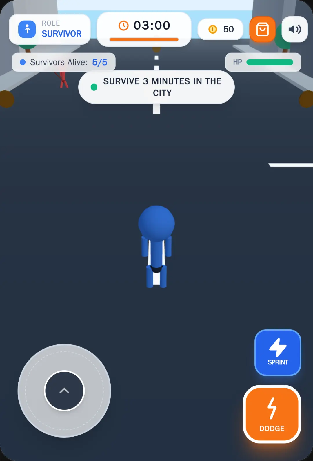3D Stickman City Survival cover