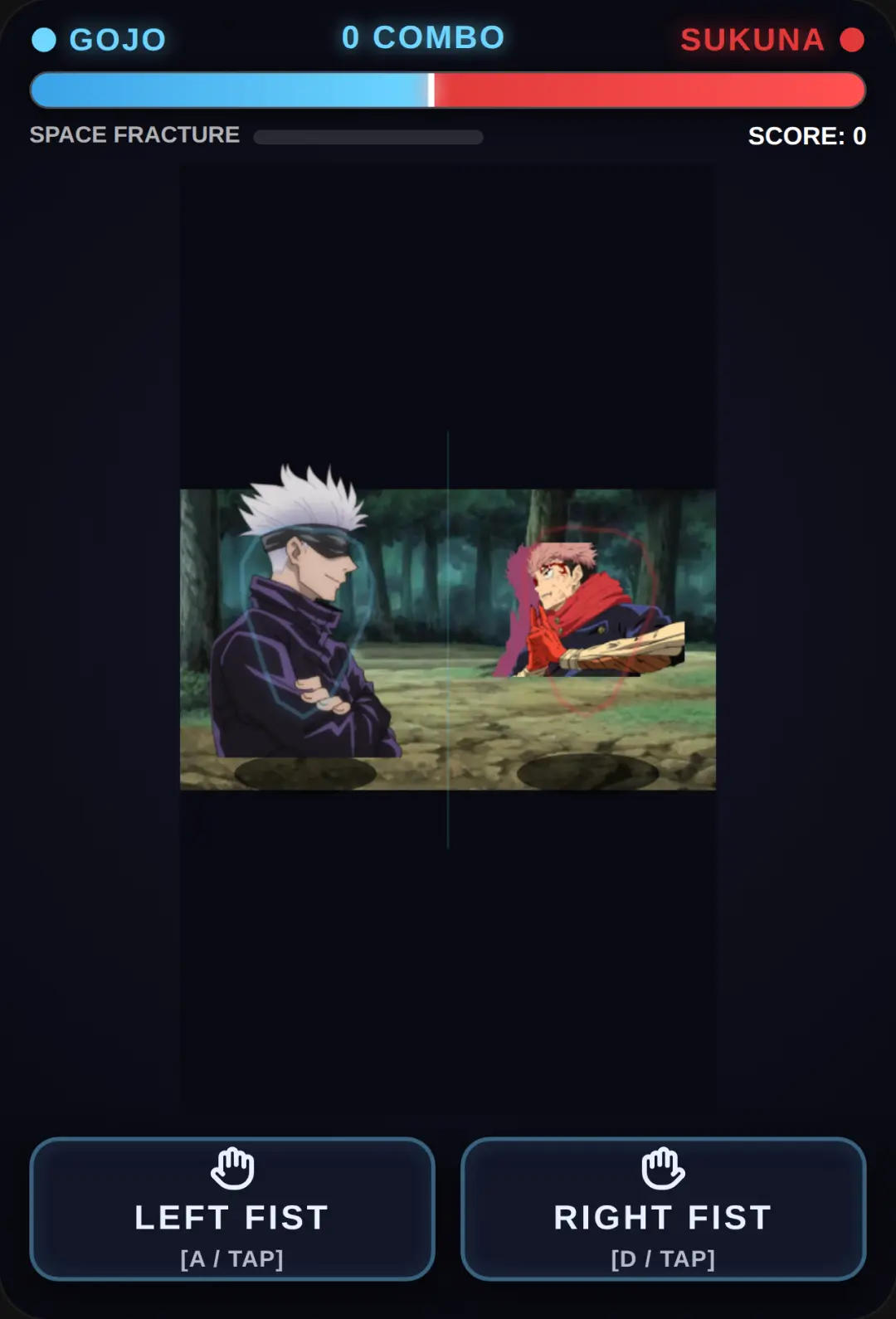 Gojo vs Sukuna: Space Clash cover
