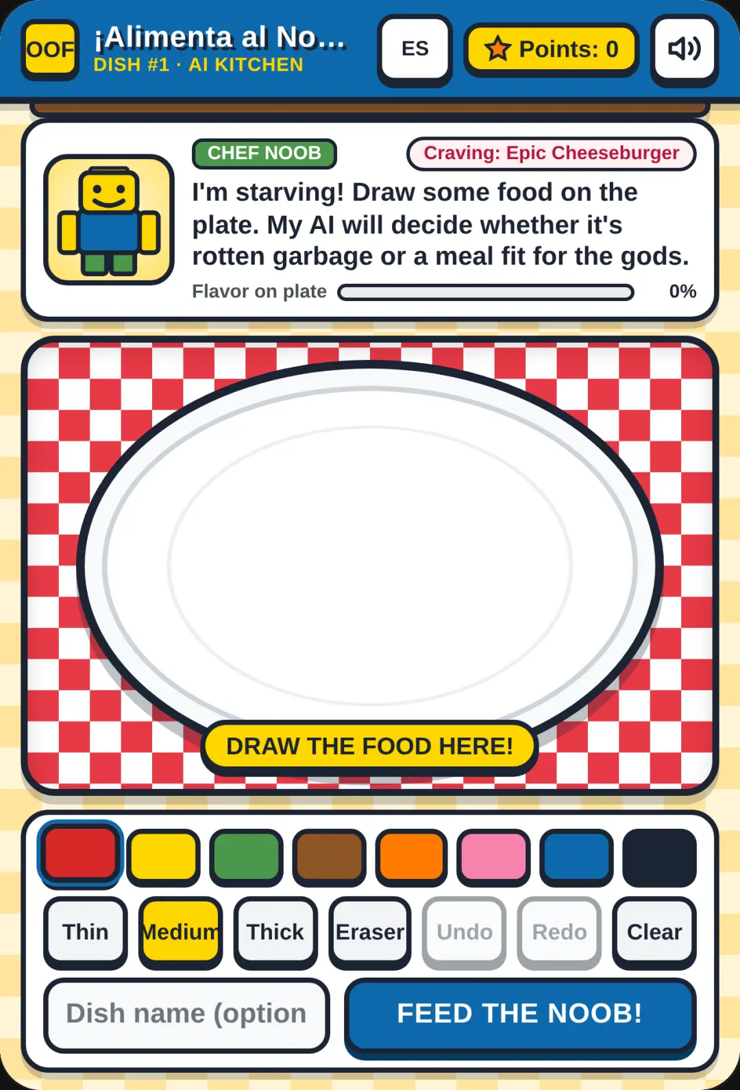 Feed the Noob! AI Food Critic cover