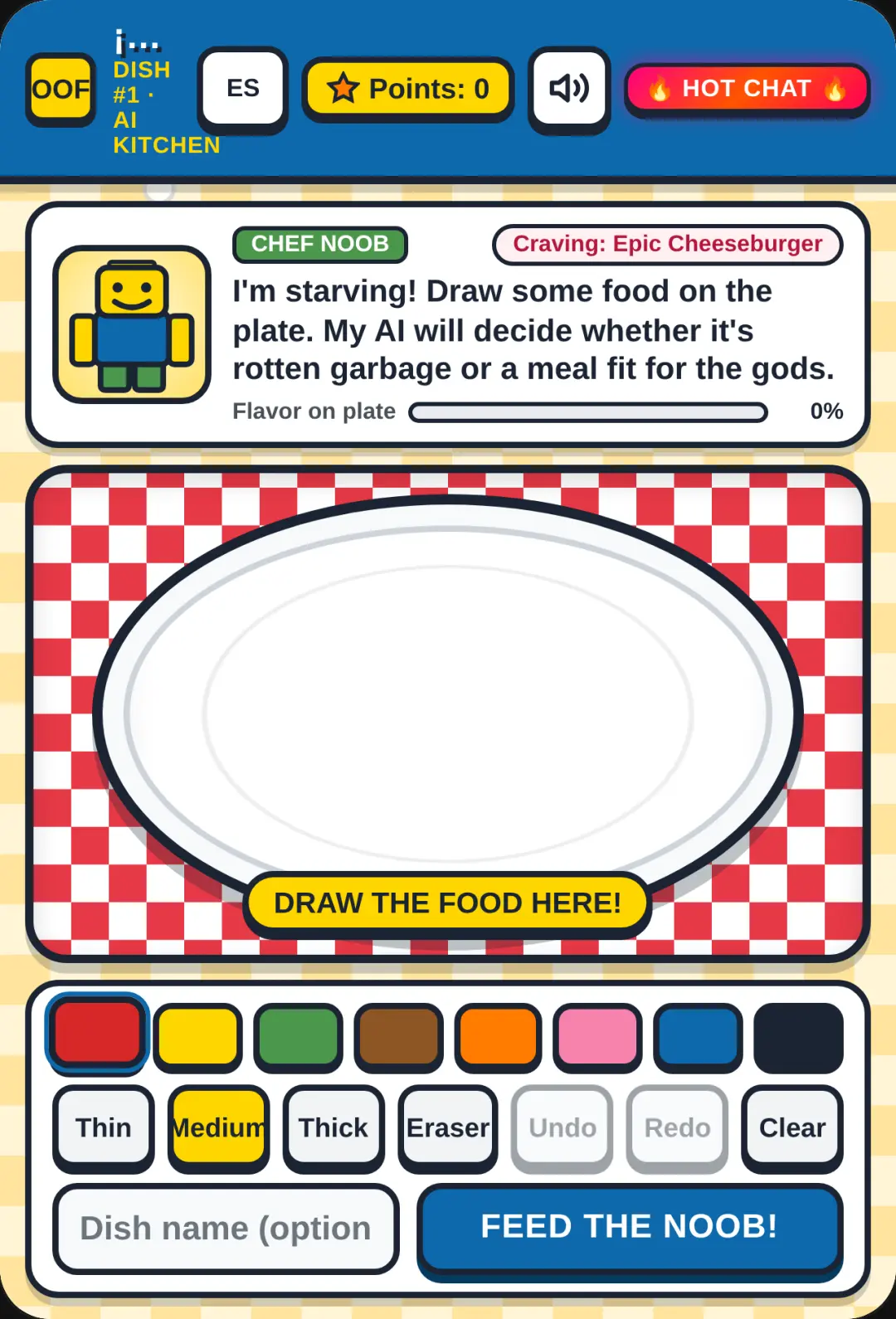 Feed the Noob! AI Food Critic cover