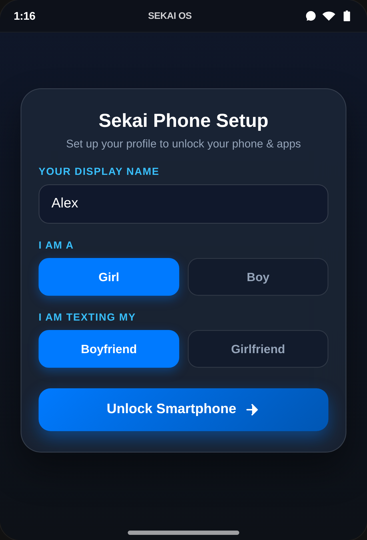 Sekai Messages & Smartphone Sim cover