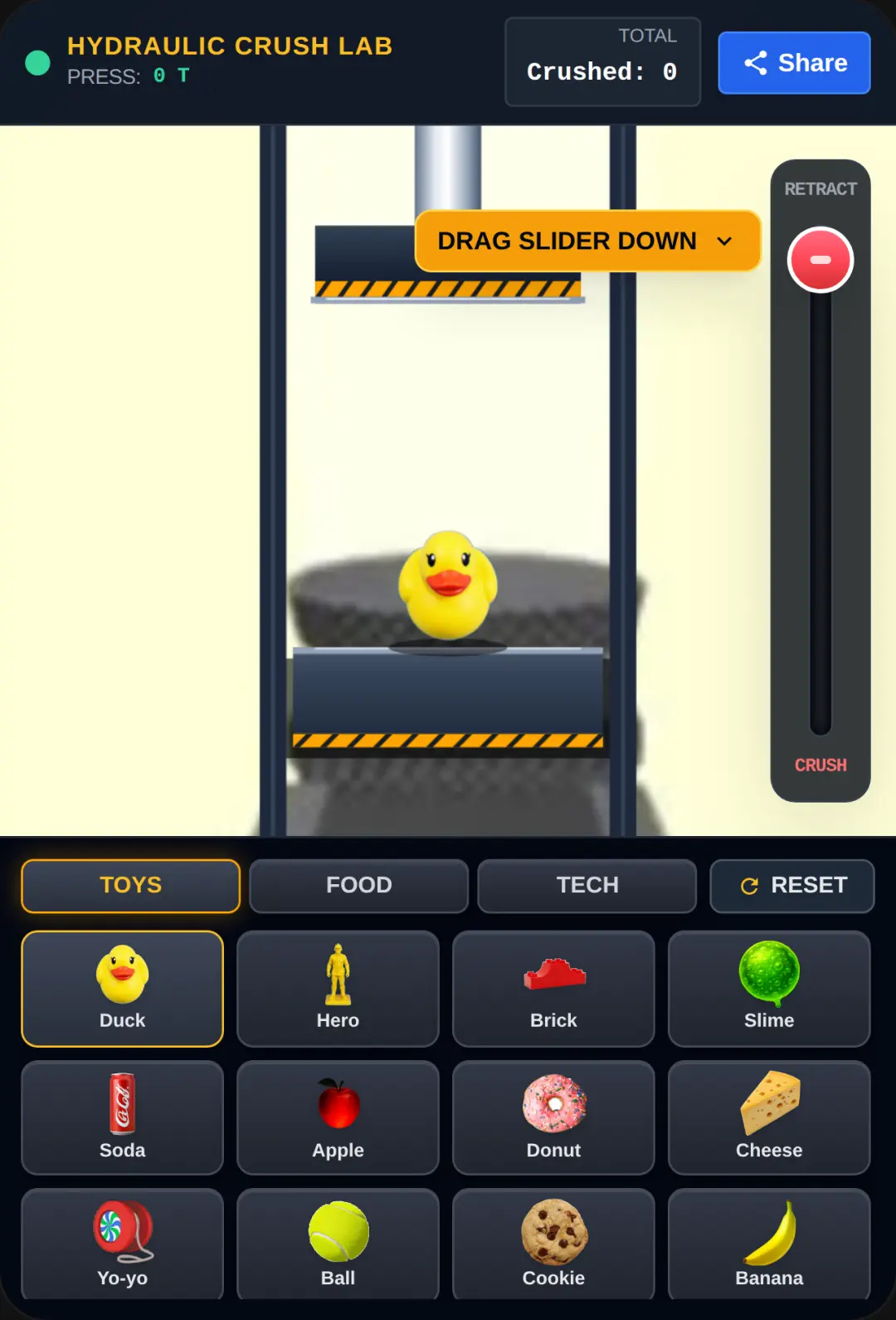Hydraulic Crush Lab cover