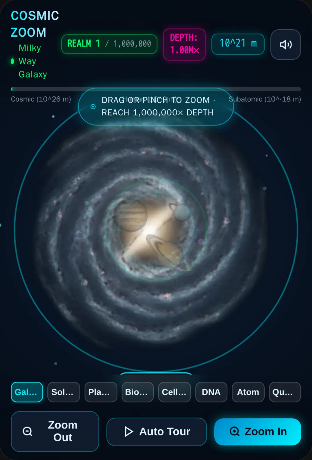 Cosmic Zoom: Infinite Universe cover