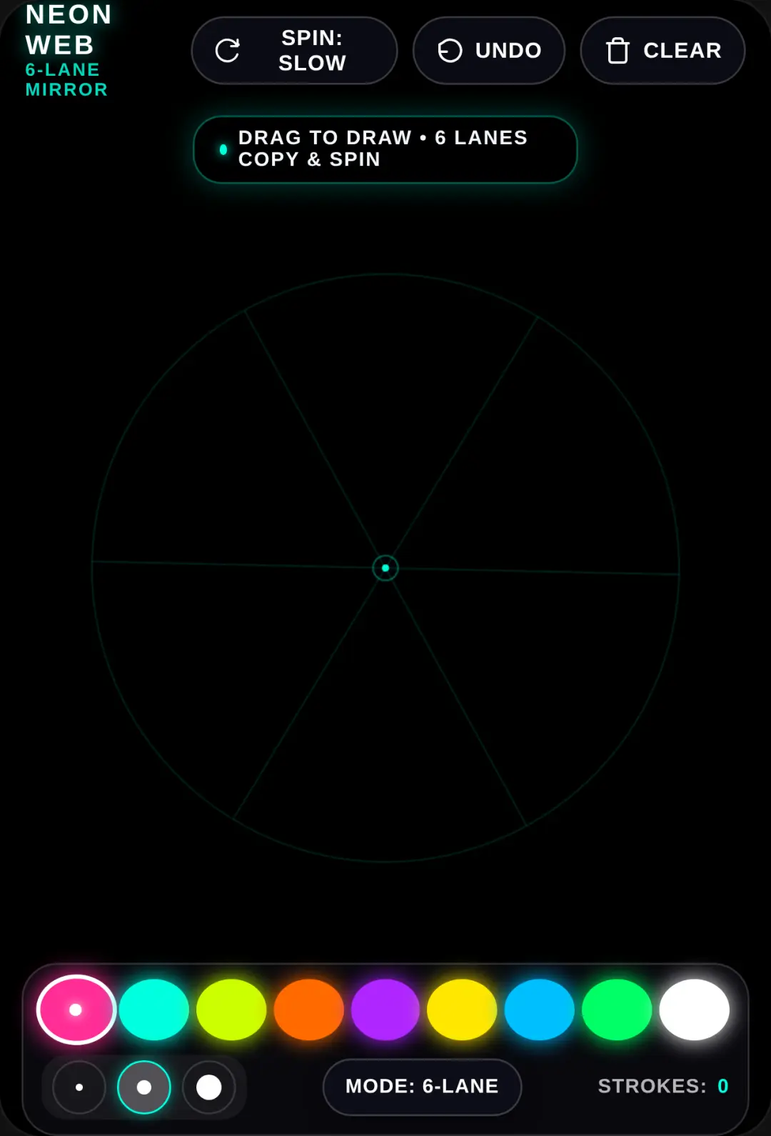Neon 6 Lane Spinner cover