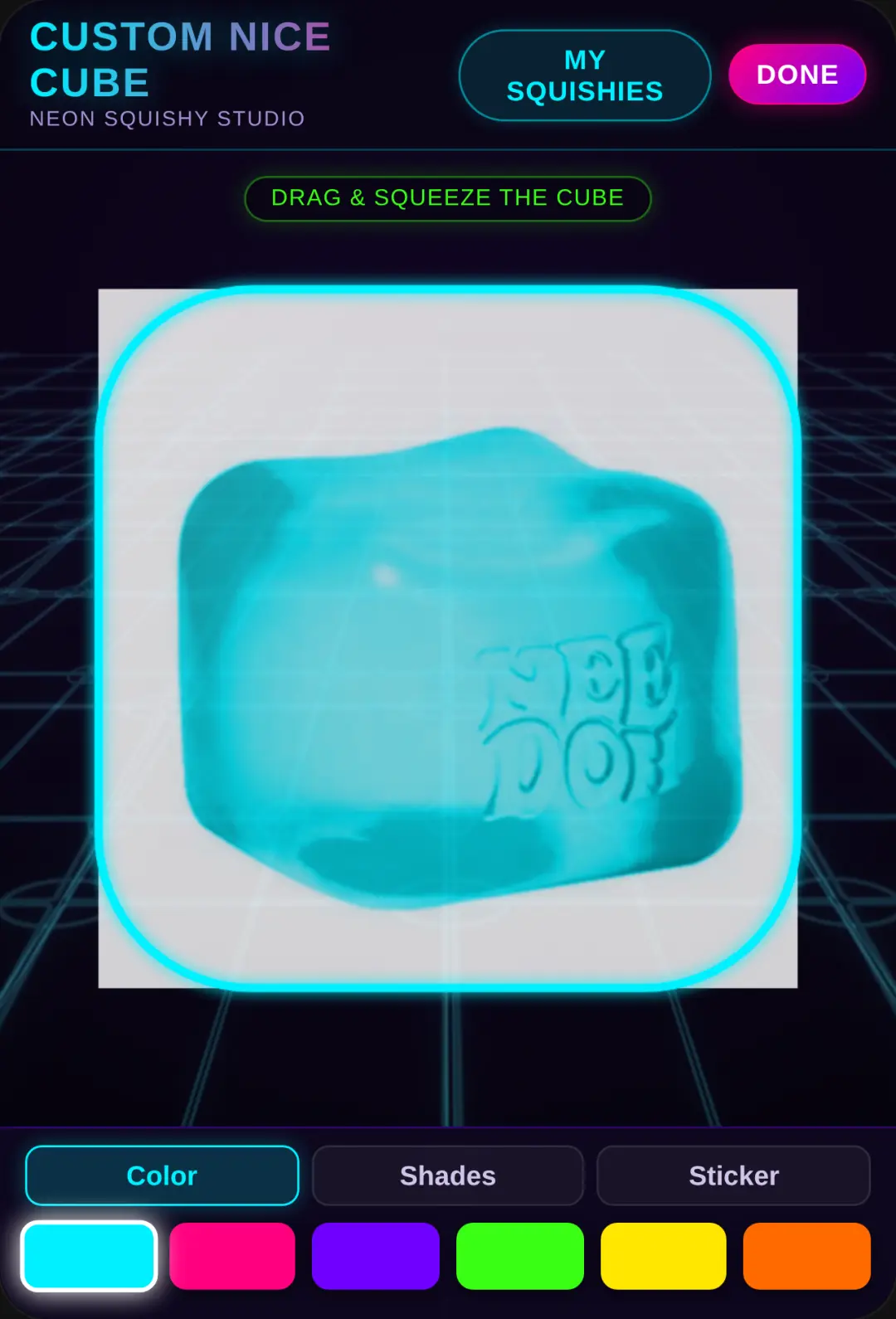 Custom Nice cube cover