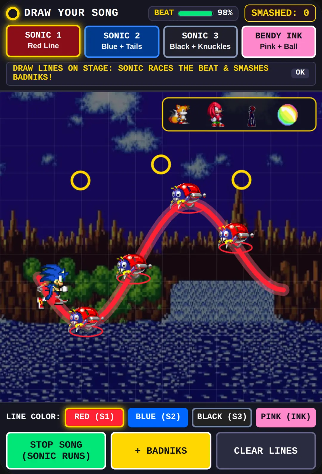 Draw Your Song: Sonic Beat Runner cover