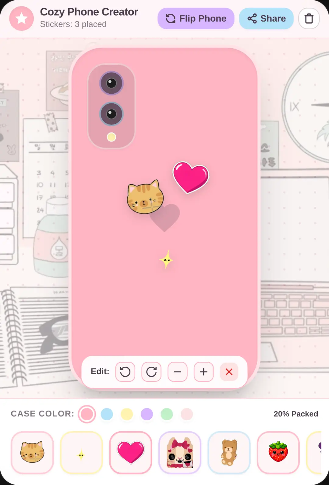 Phone Creator - Cozy Pastel Studio cover