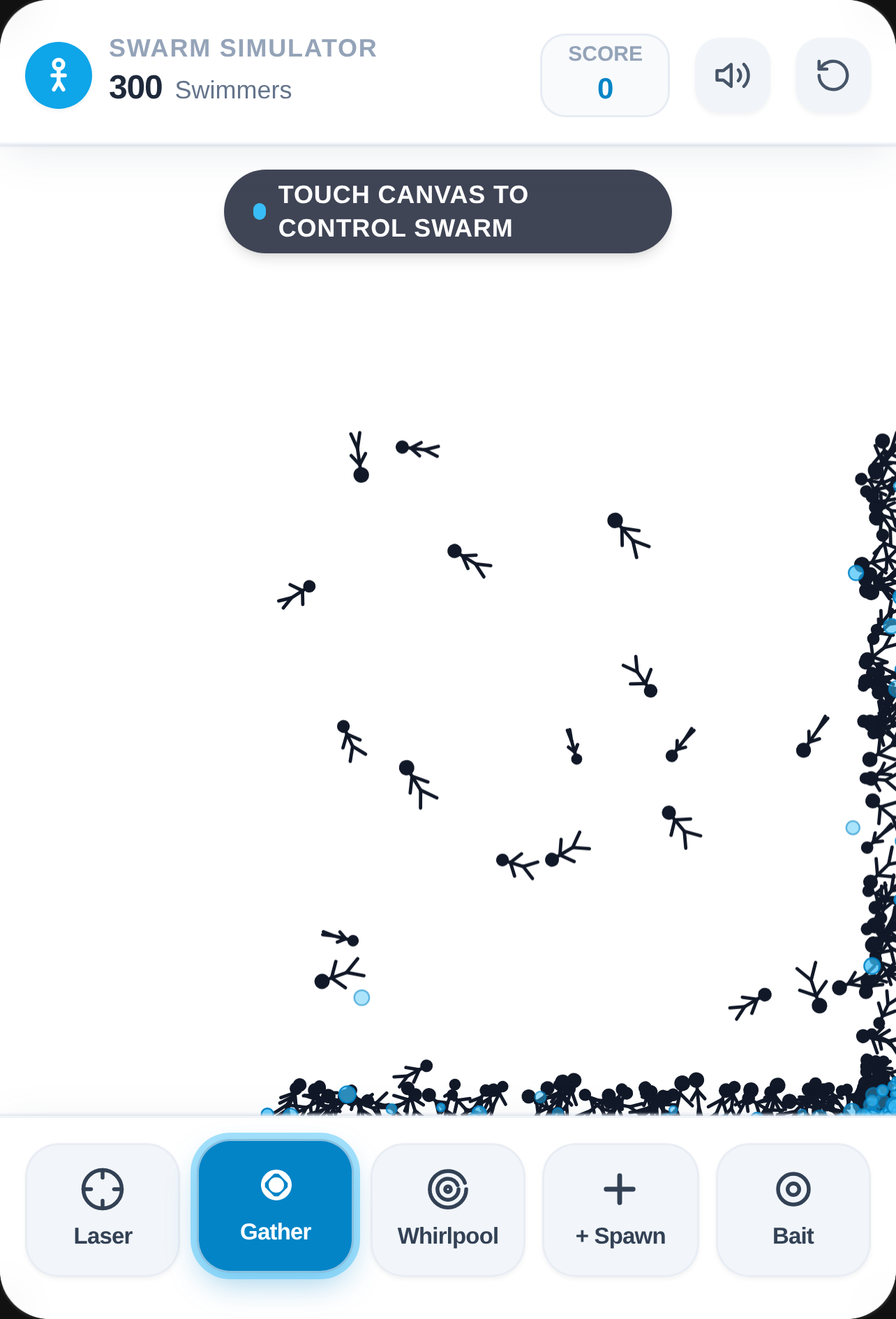 Stickman Swarm - Wii Swimming Sandbox cover