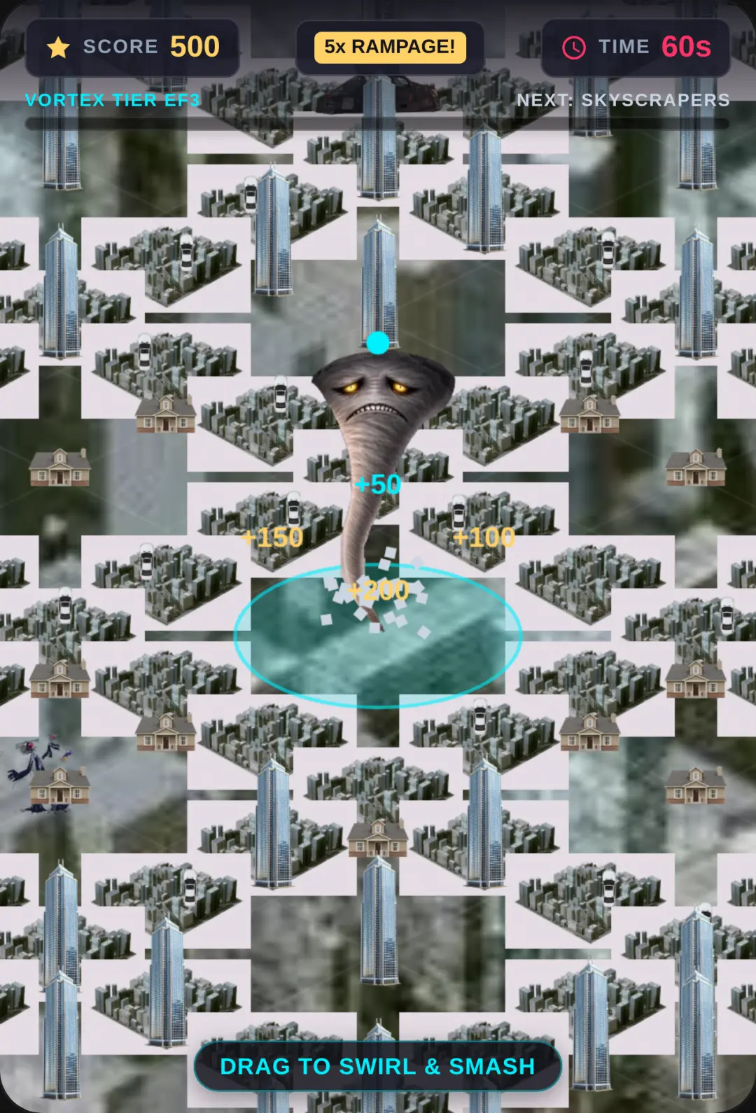 Tornado Rampage - Isometric City Destruction cover