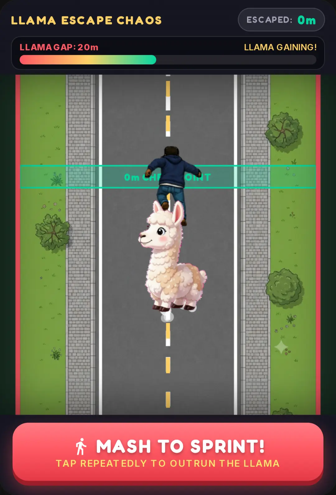 Llama Escape Chaos cover