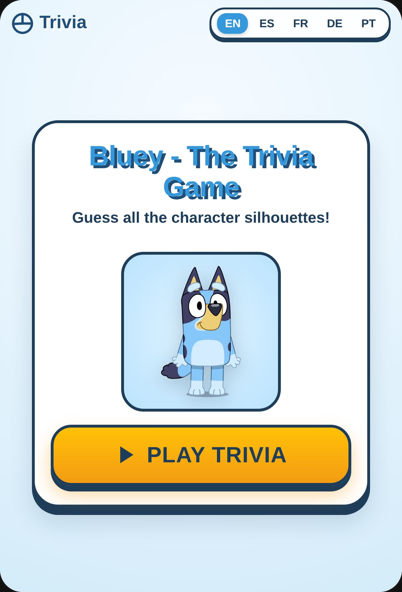 Bluey - The Trivia Game cover
