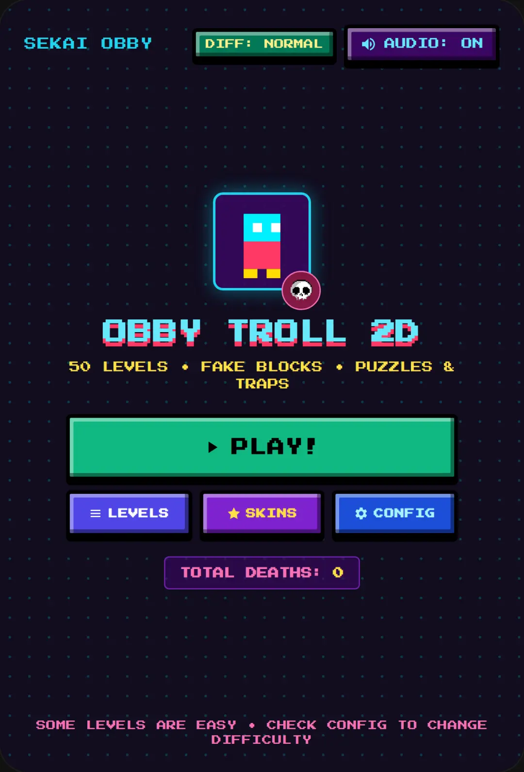 2D Troll Obby - 50 Levels cover