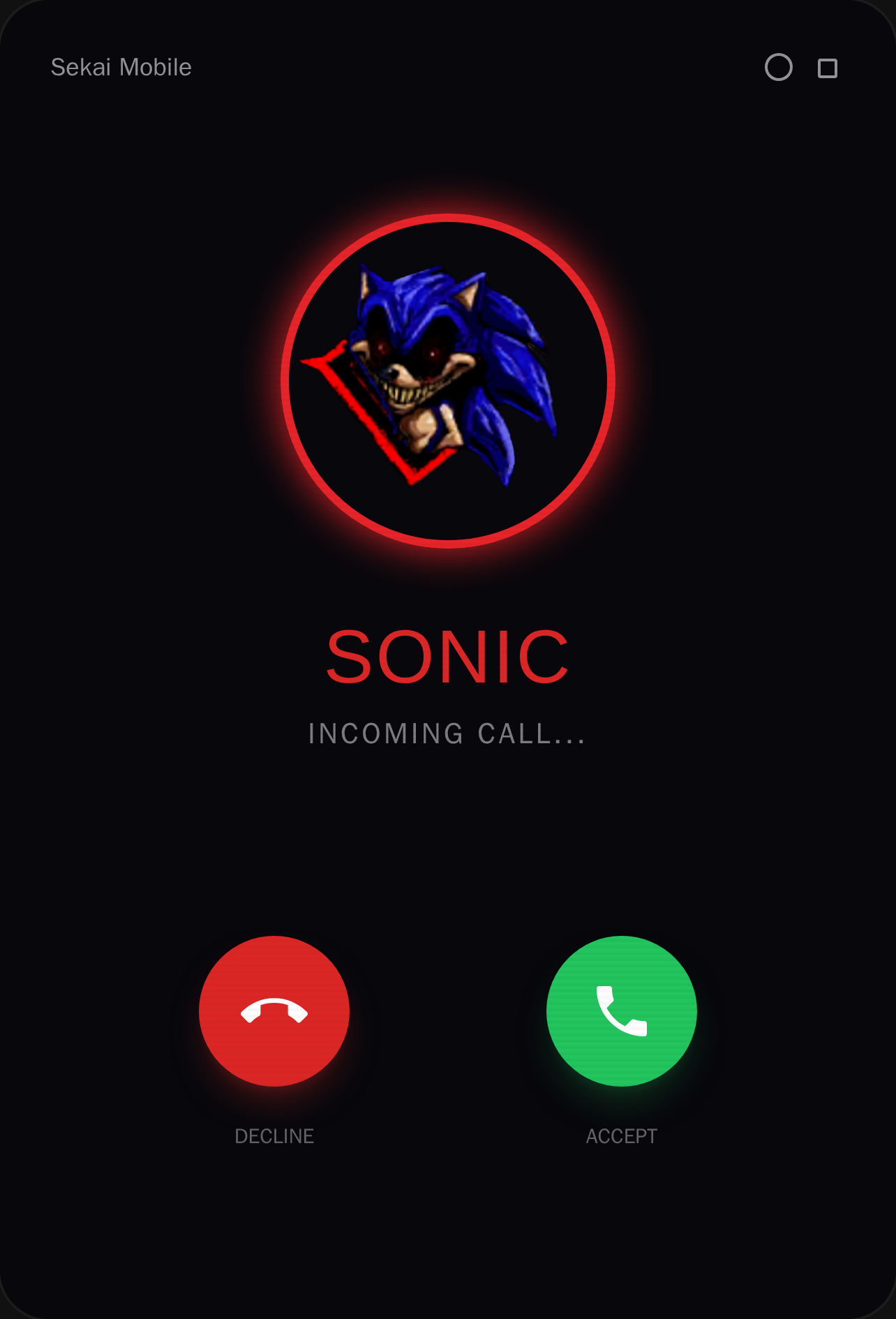 Sonic Call cover