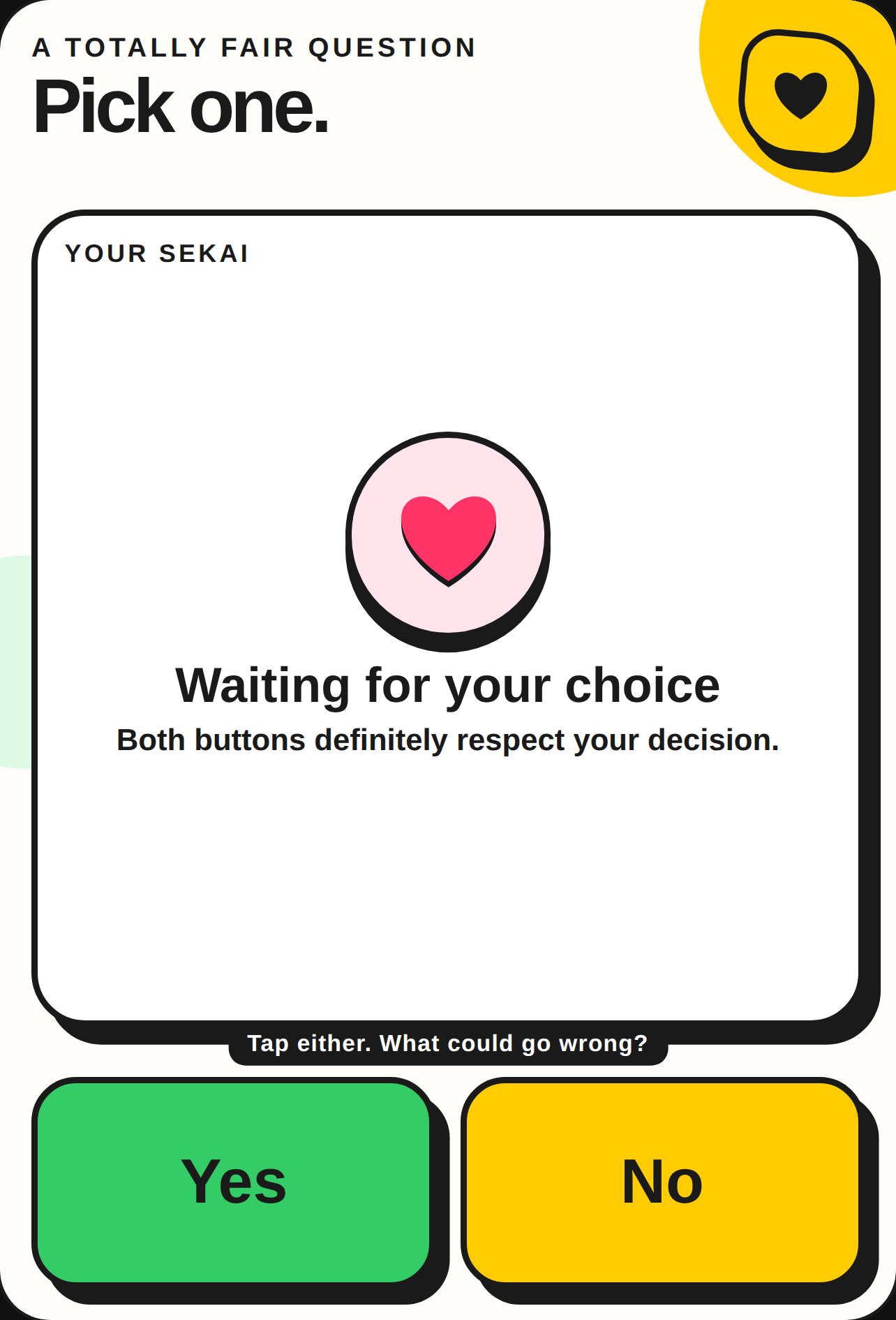 Pick One cover