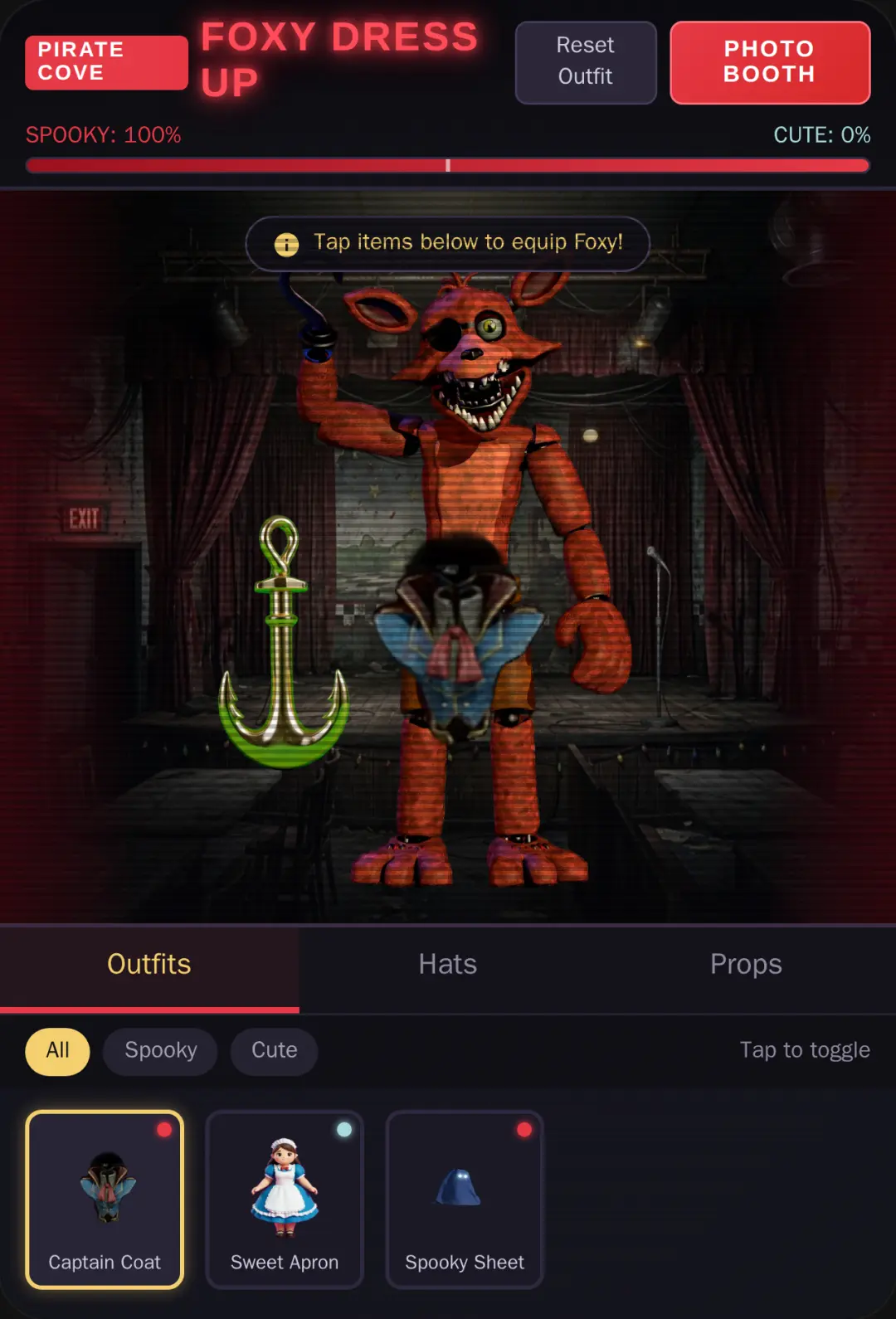 FNAF Foxy Dress Up & Photo Booth cover
