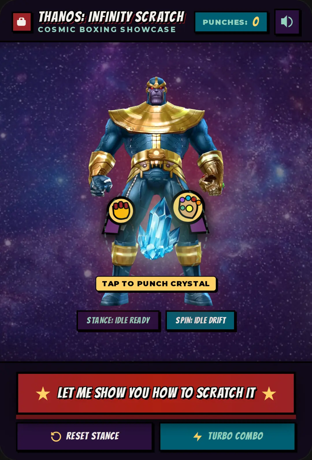 Thanos: Scratch The Crystal cover