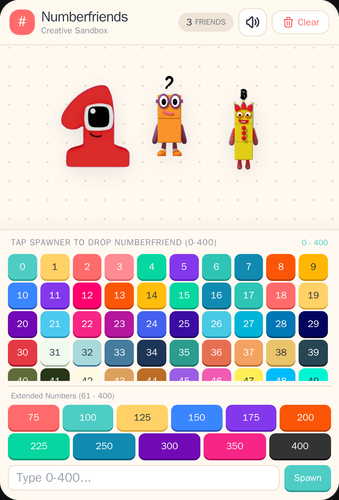 Numberfriends Sandbox cover