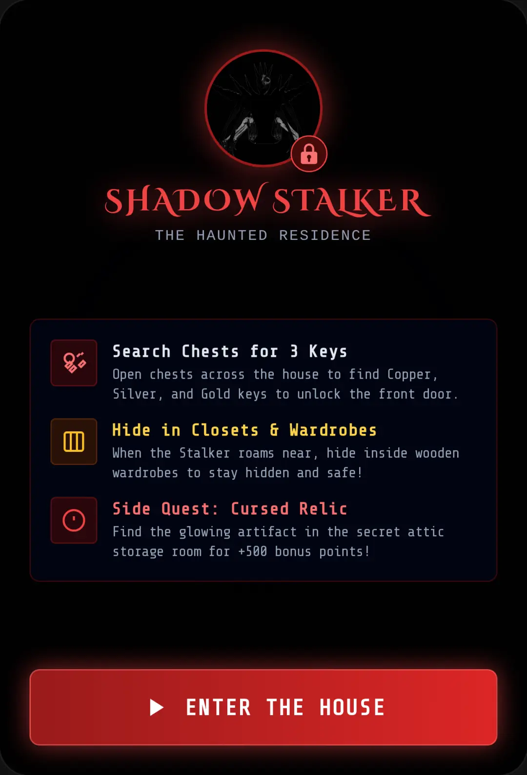 Shadow Stalker: The Haunted House cover
