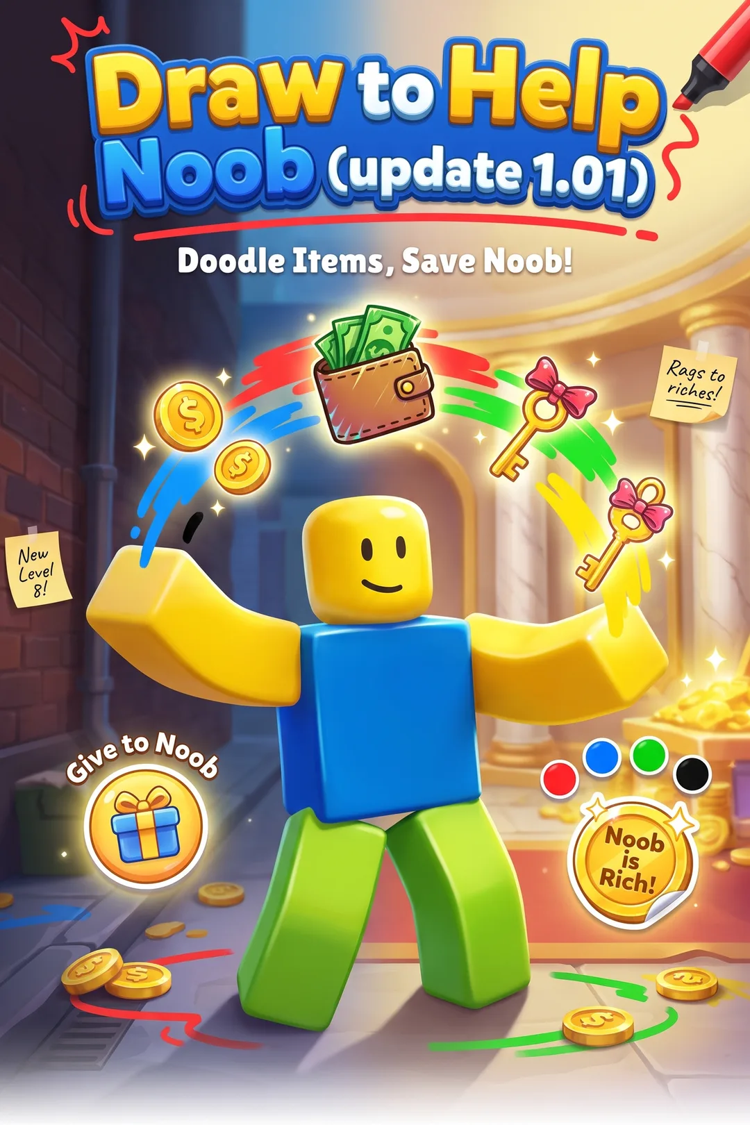 Draw to Help Noob (update 1.01)