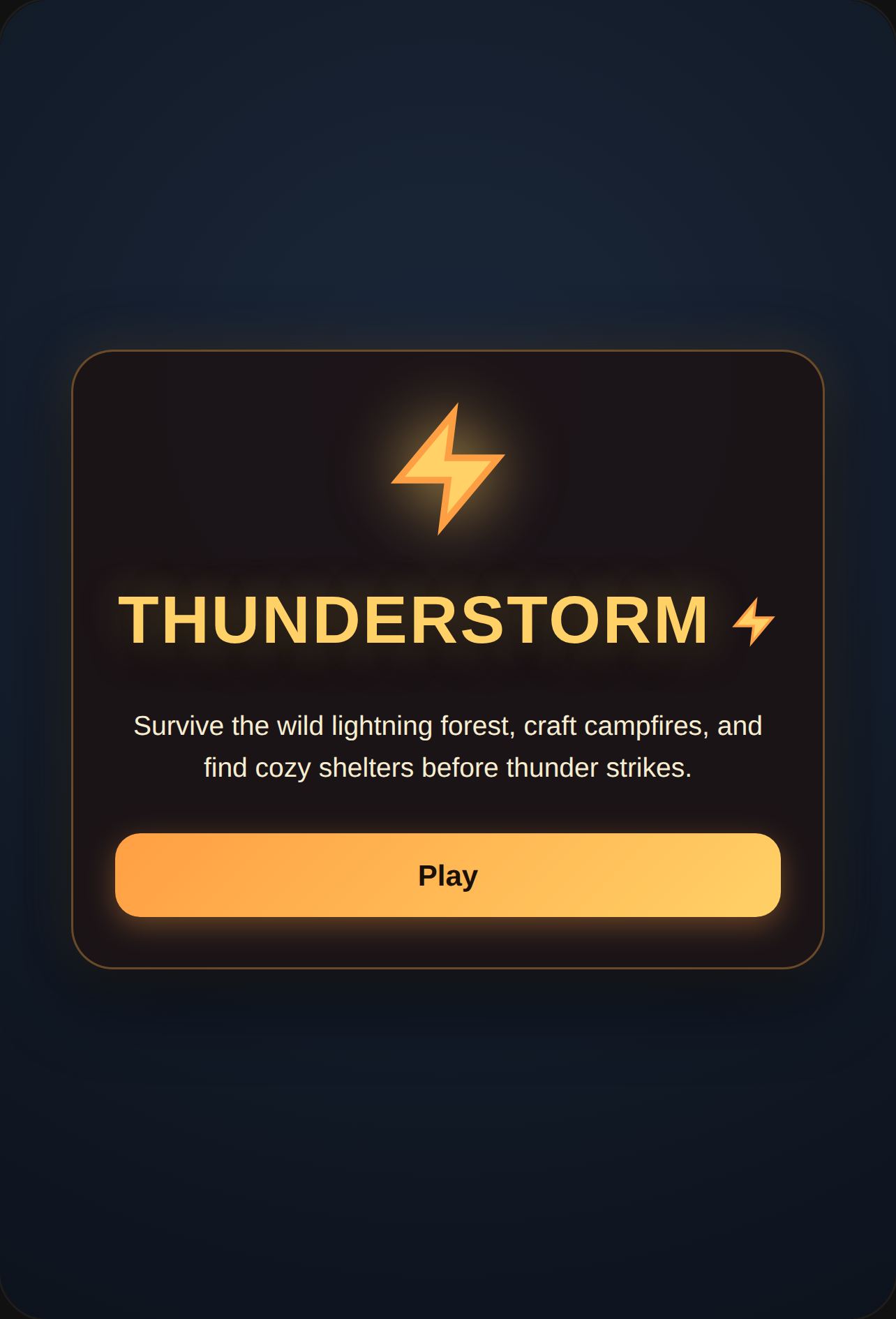 Thunderstorm cover