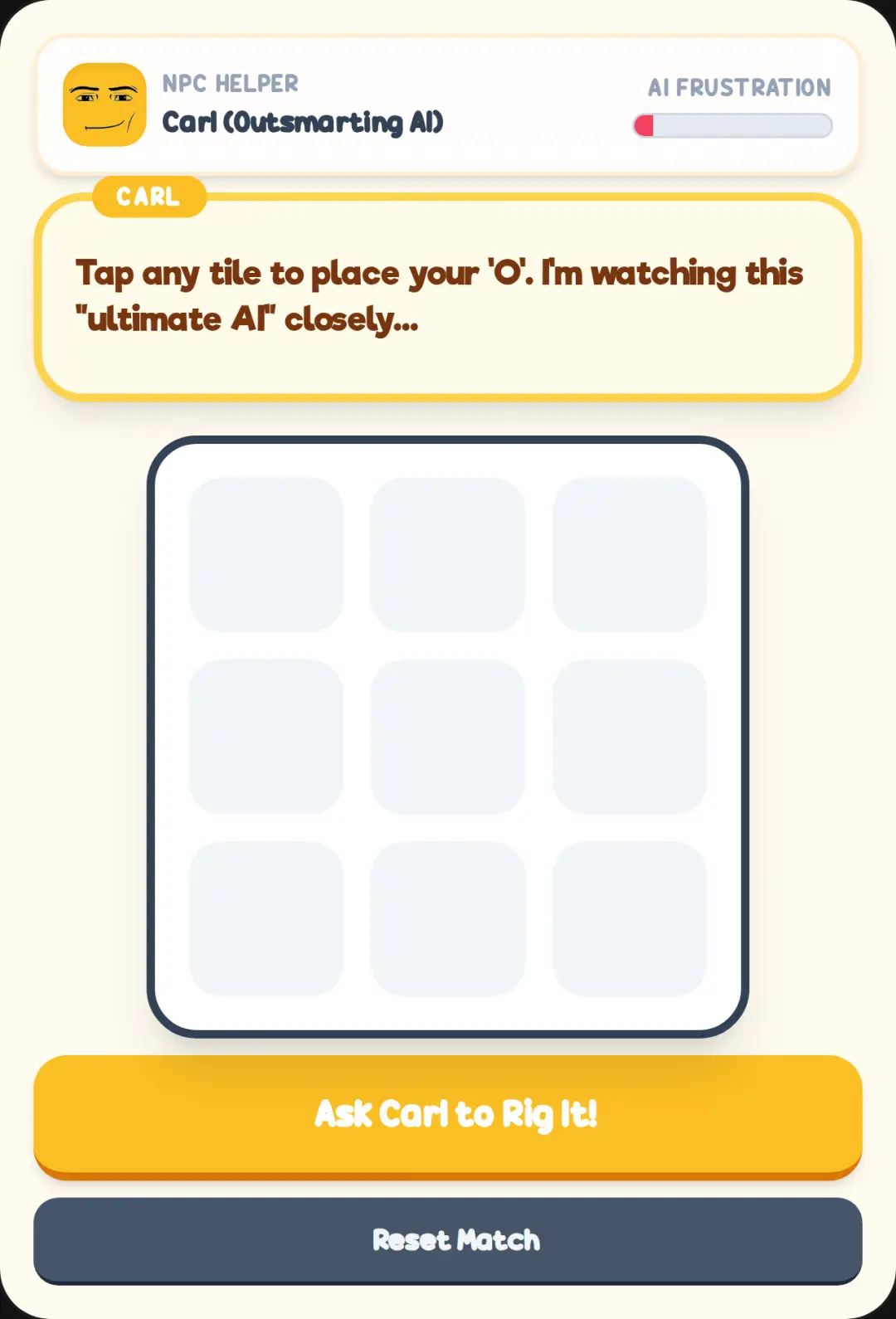Carl's Rigged Tic-Tac-Toe (v1.1 (Tell me in the comments if it has bugs)) cover