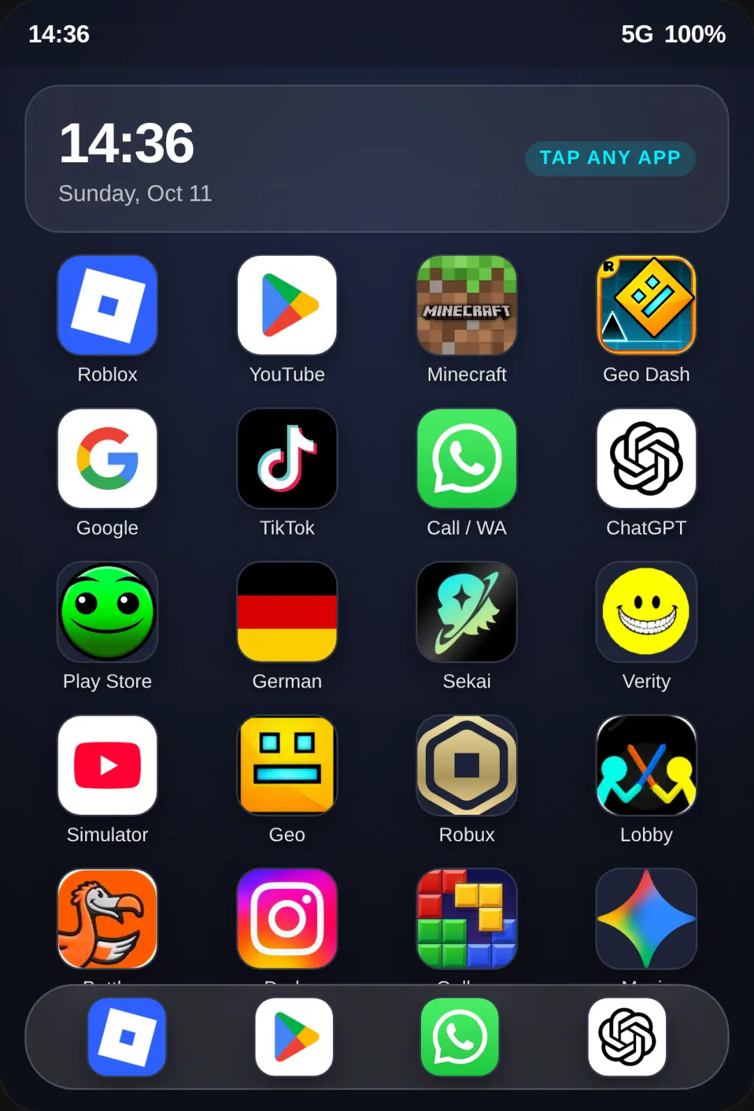 Smartphone Launcher cover