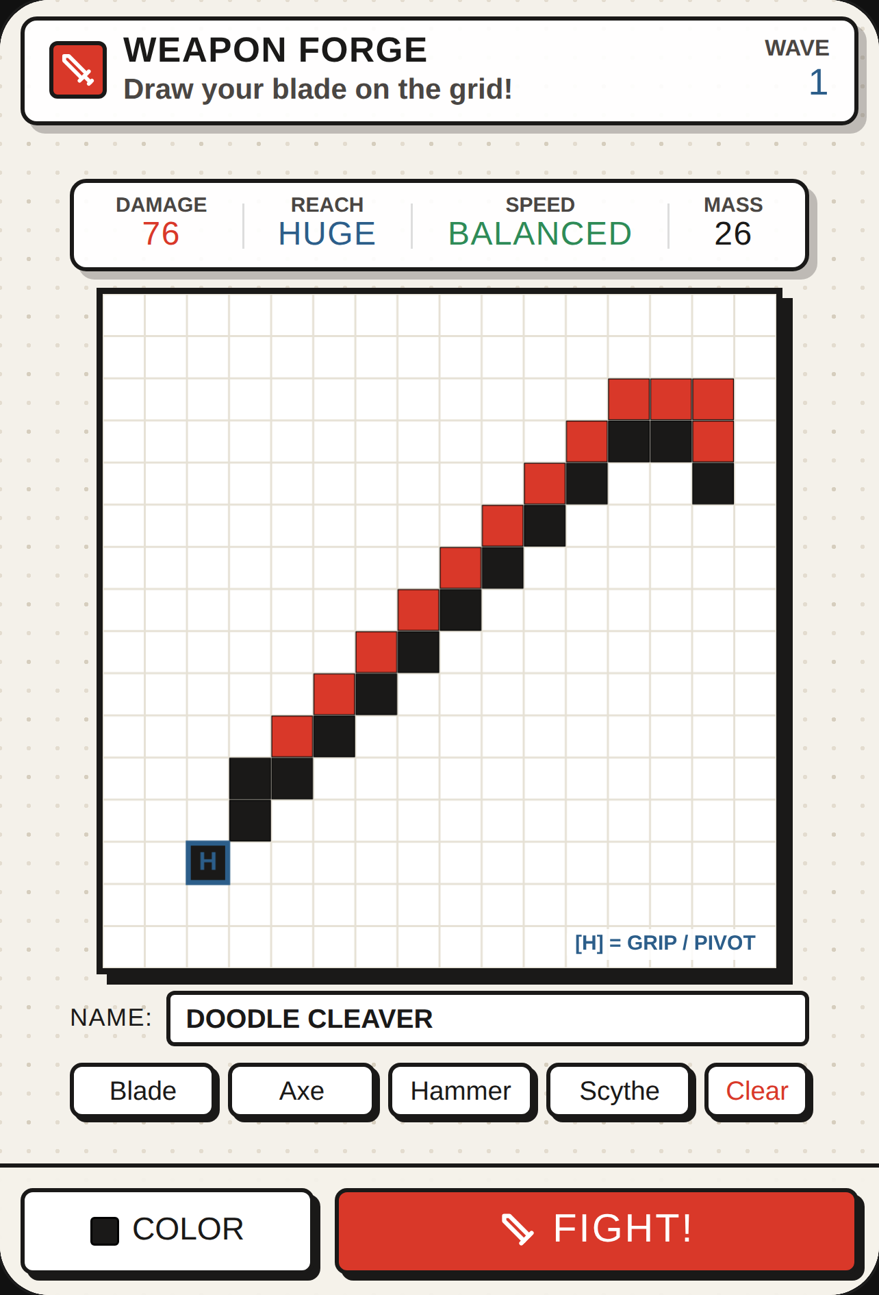 Doodle Blade: Stickman Forge & Fight cover