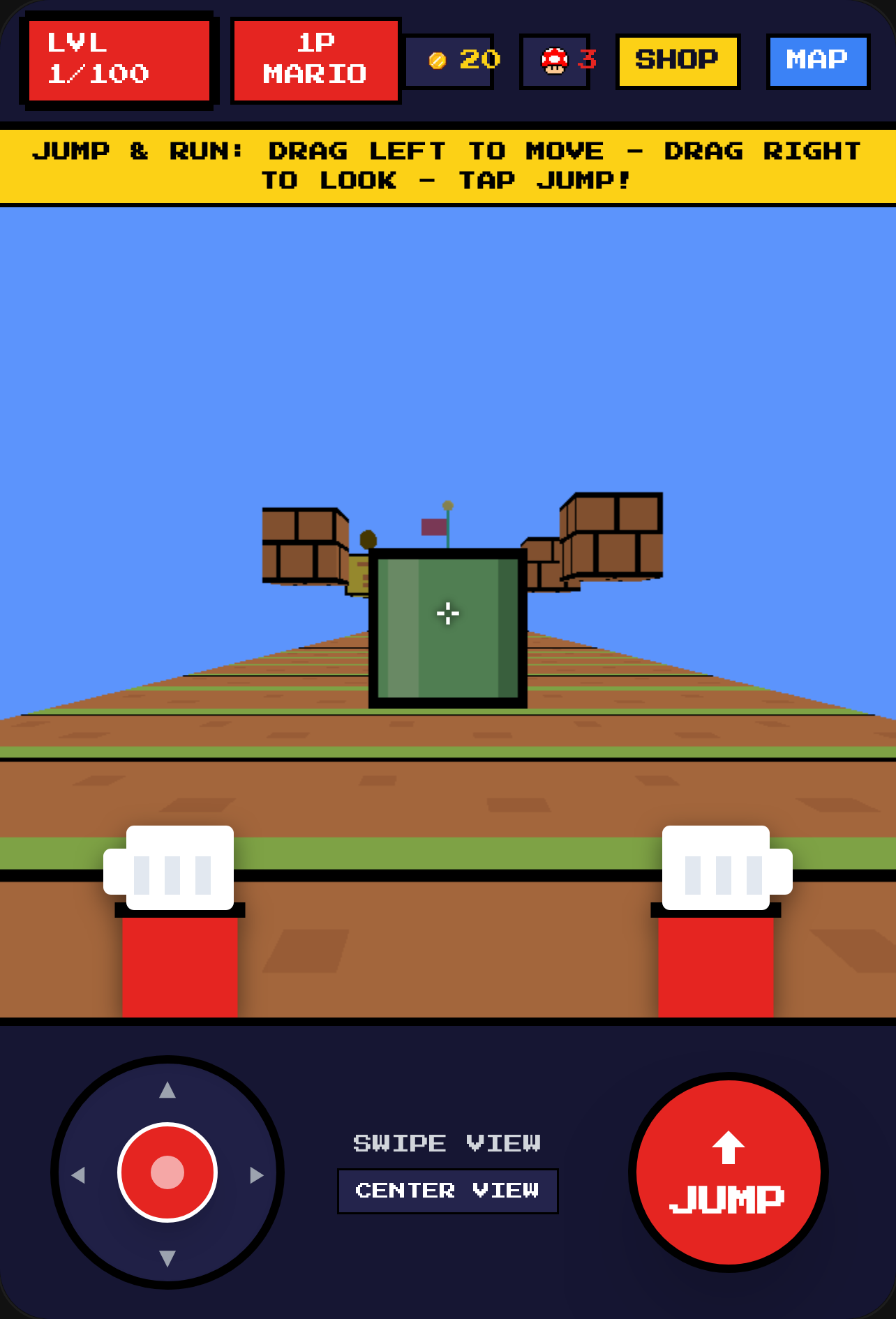 Retro 3D 1st Person Mario - 100 Levels cover