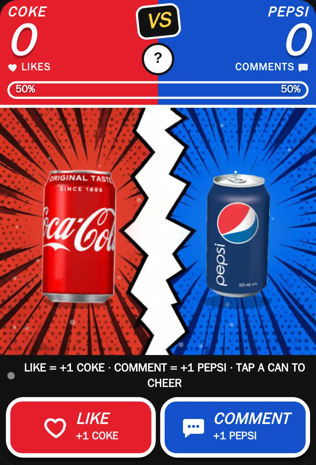 Coke vs Pepsi: Cola Wars cover