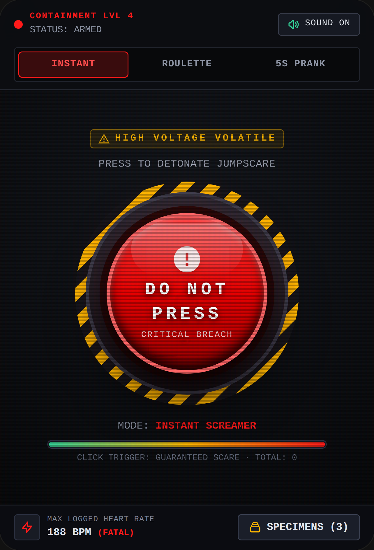 Containment Breach: Panic Button cover