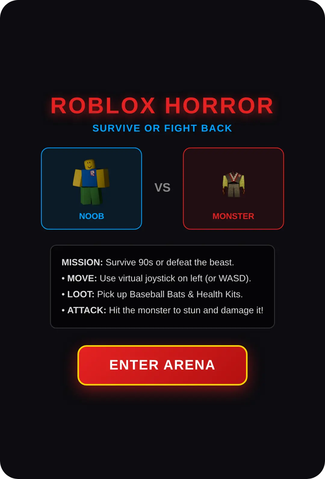 Roblox Horror: Residence Survival cover