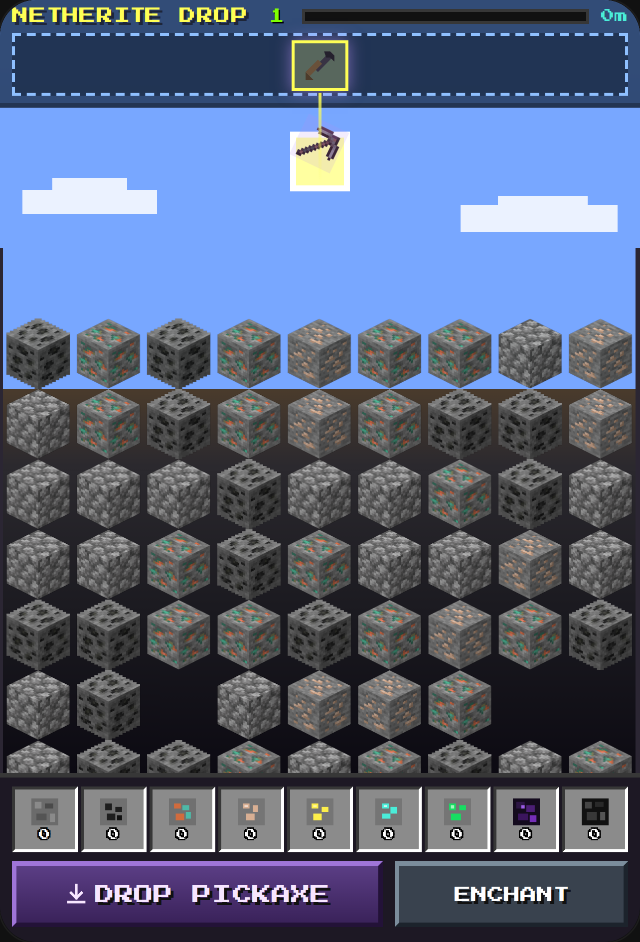 Netherite pickaxe auto miner cover