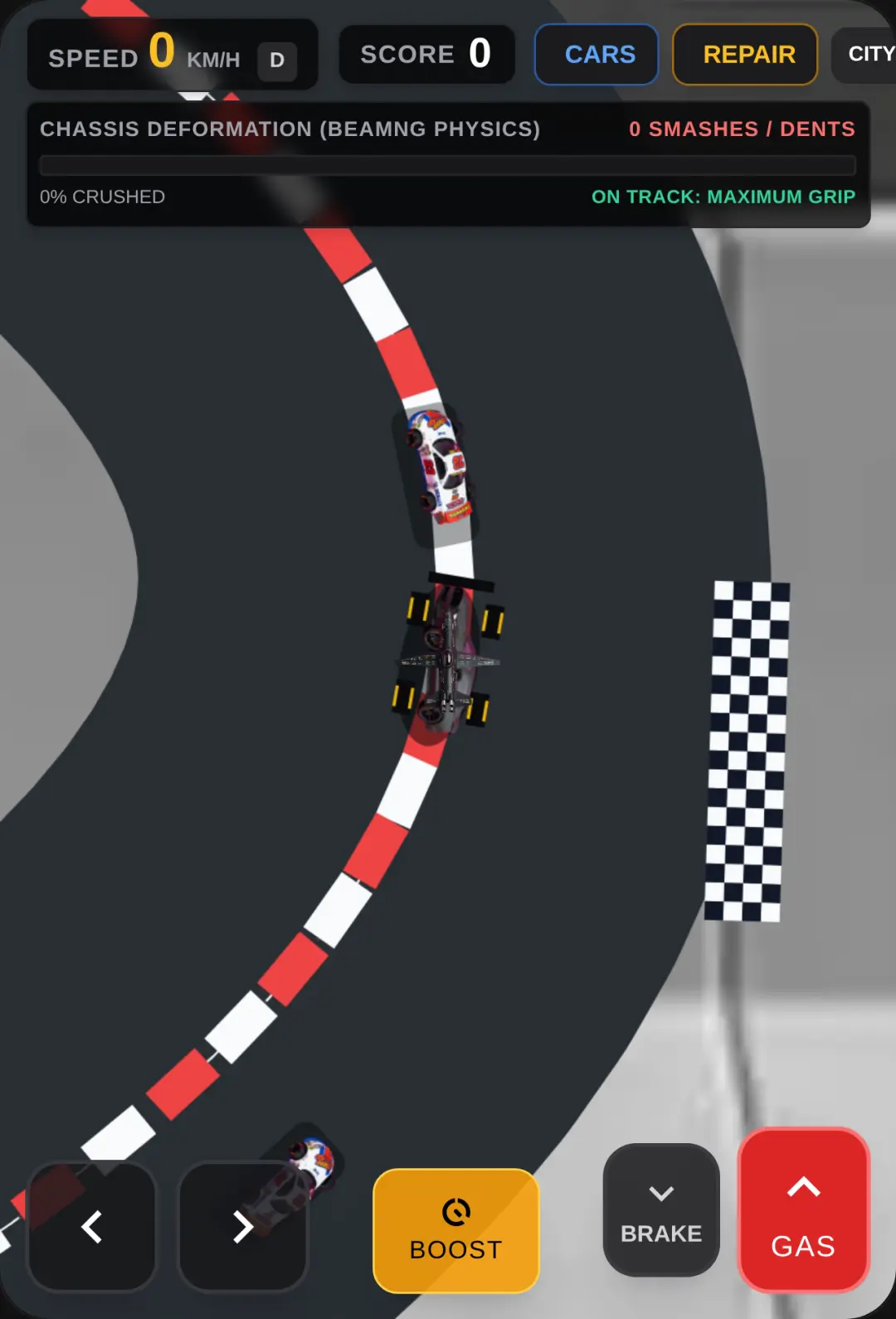 Test:Available car driving crash cover