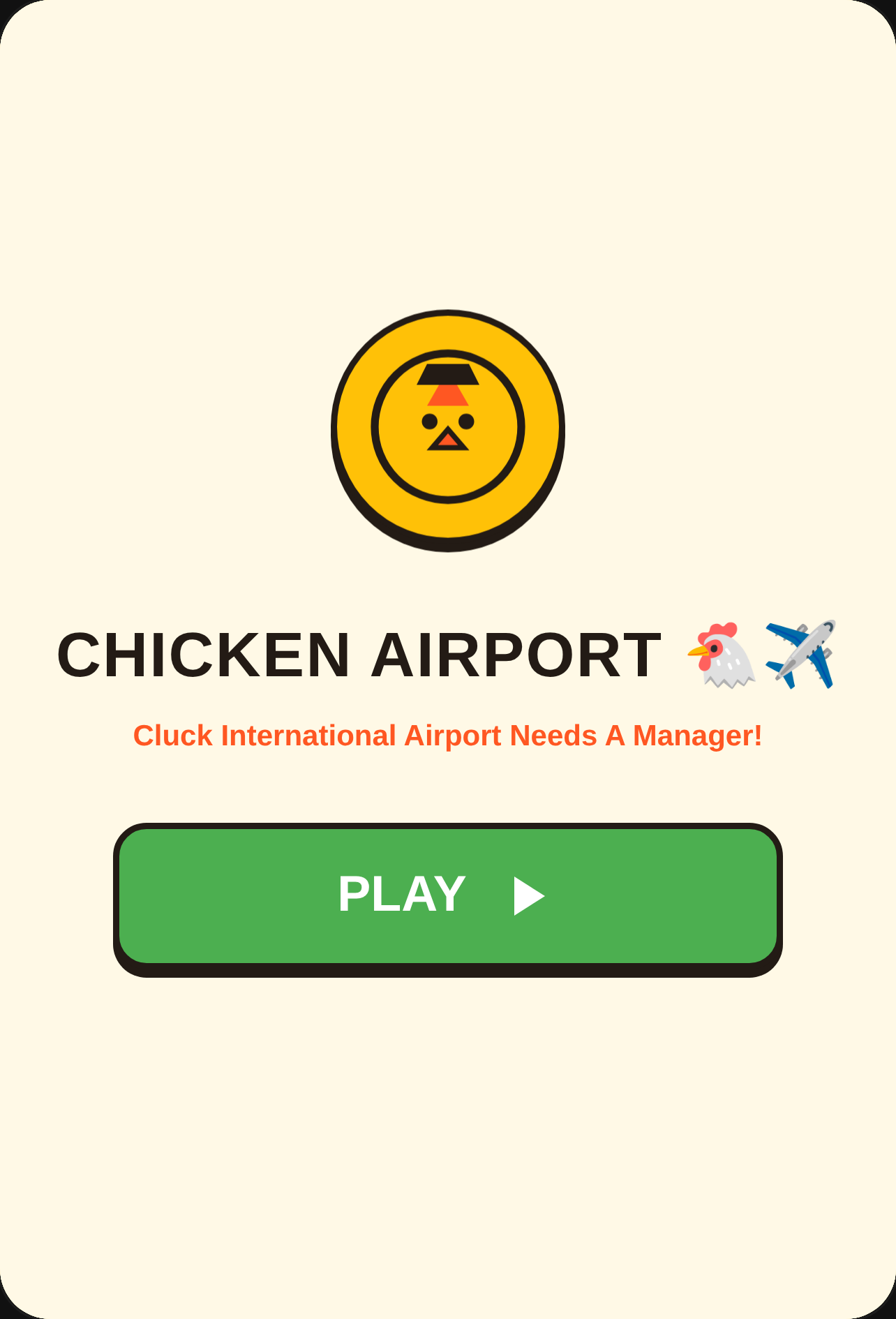 Chicken Airport: Cluck and Fly! 🐔 Original Idea and Game 💡 🎮 cover