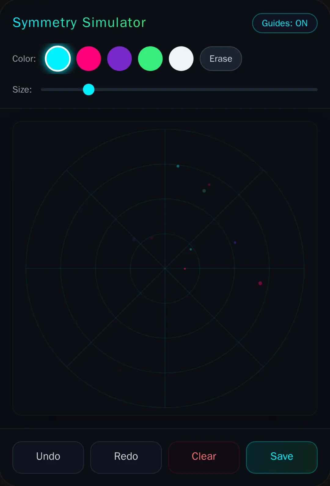 Neon Symmetry Simulator You can do anything you want cover
