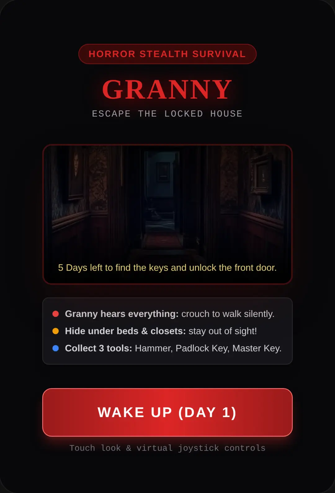Granny 1 - Escape The House cover