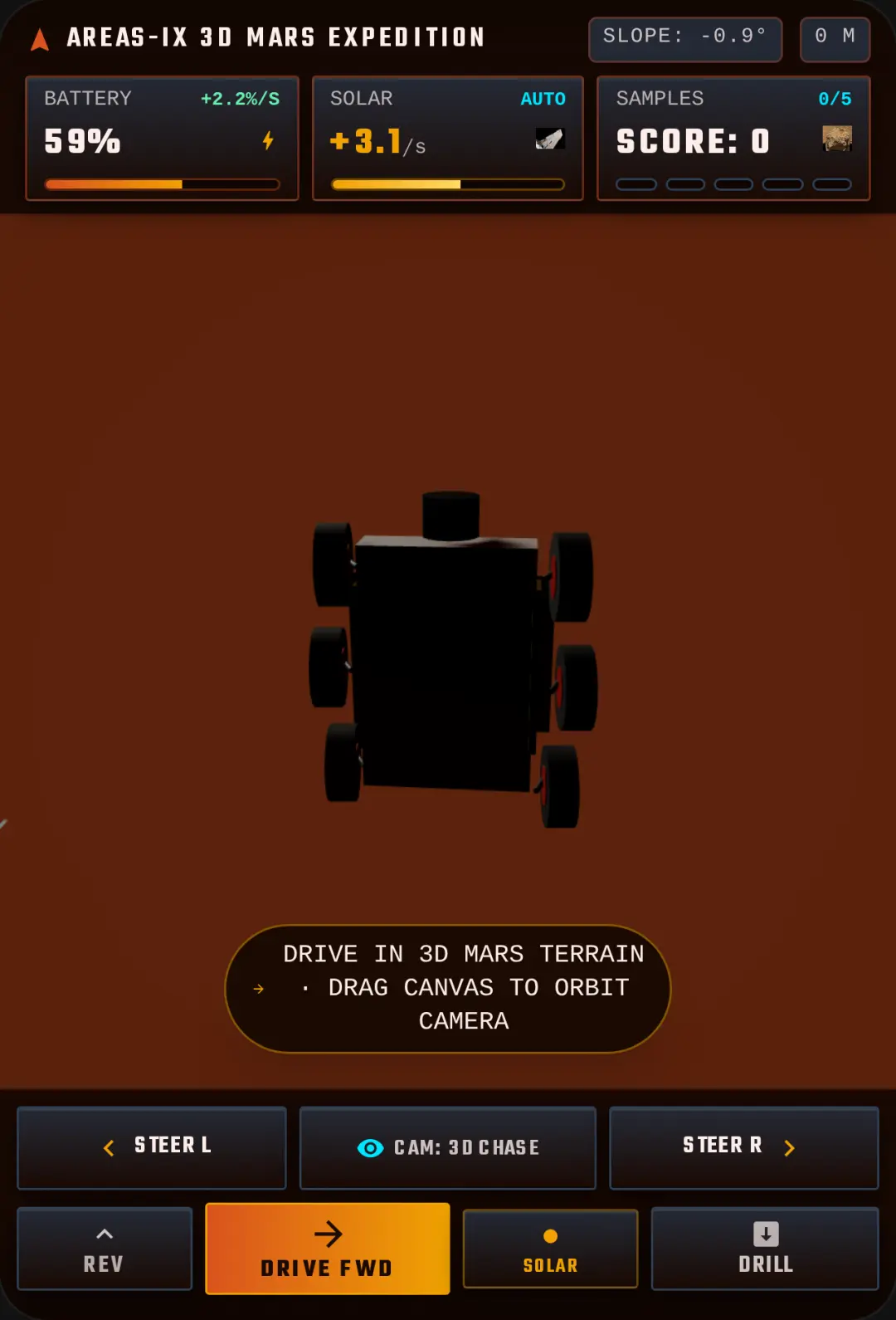 Mars Rover Simulator - 3D Scientific Expedition cover