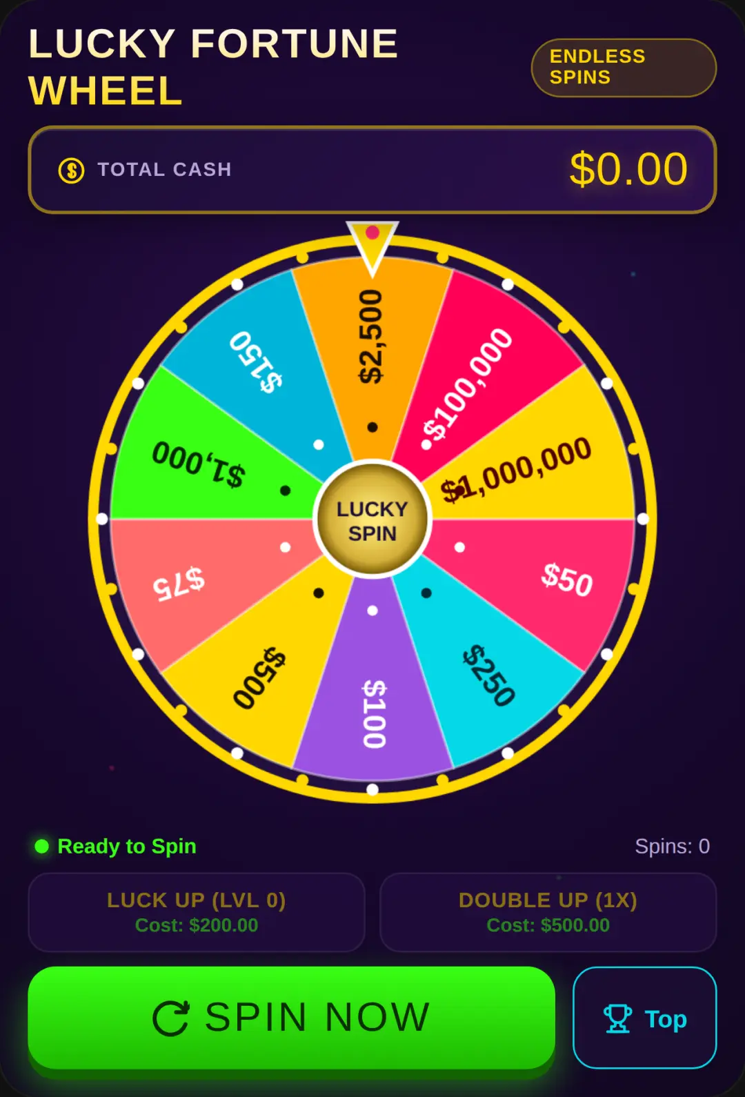 Lucky Fortune Wheel - Spin to Earn Cash cover