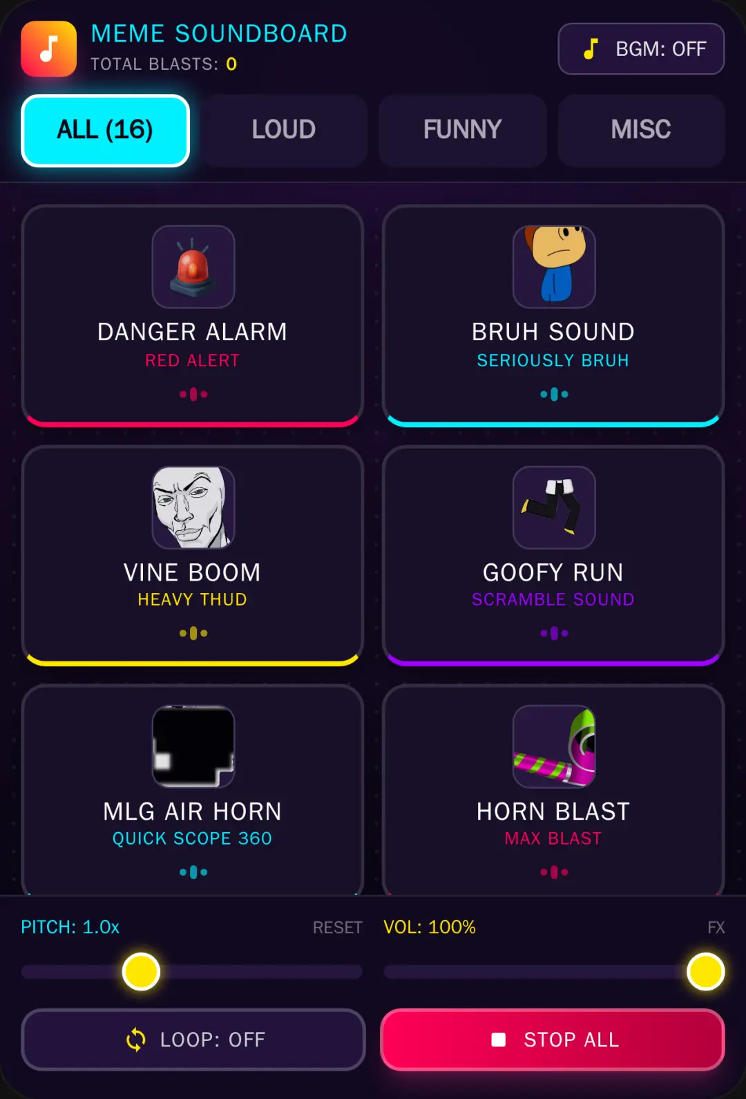MEME SOUNDBOARD cover