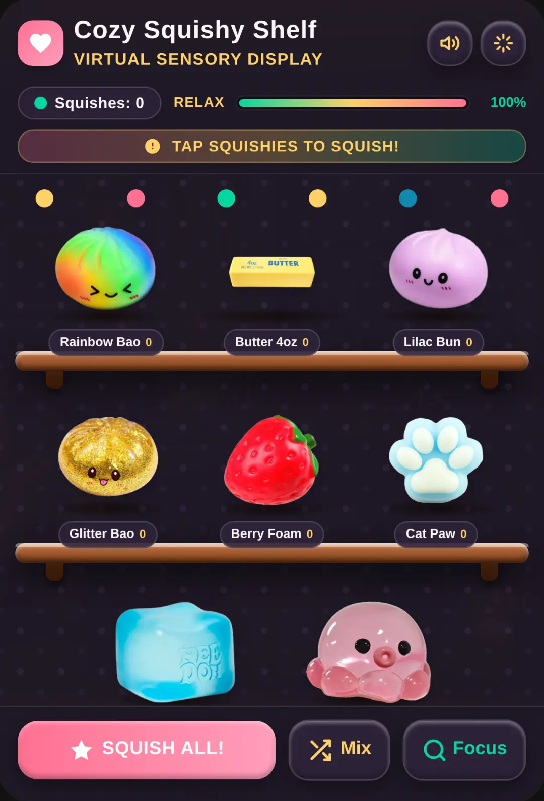 Cozy Squishy Shelf cover