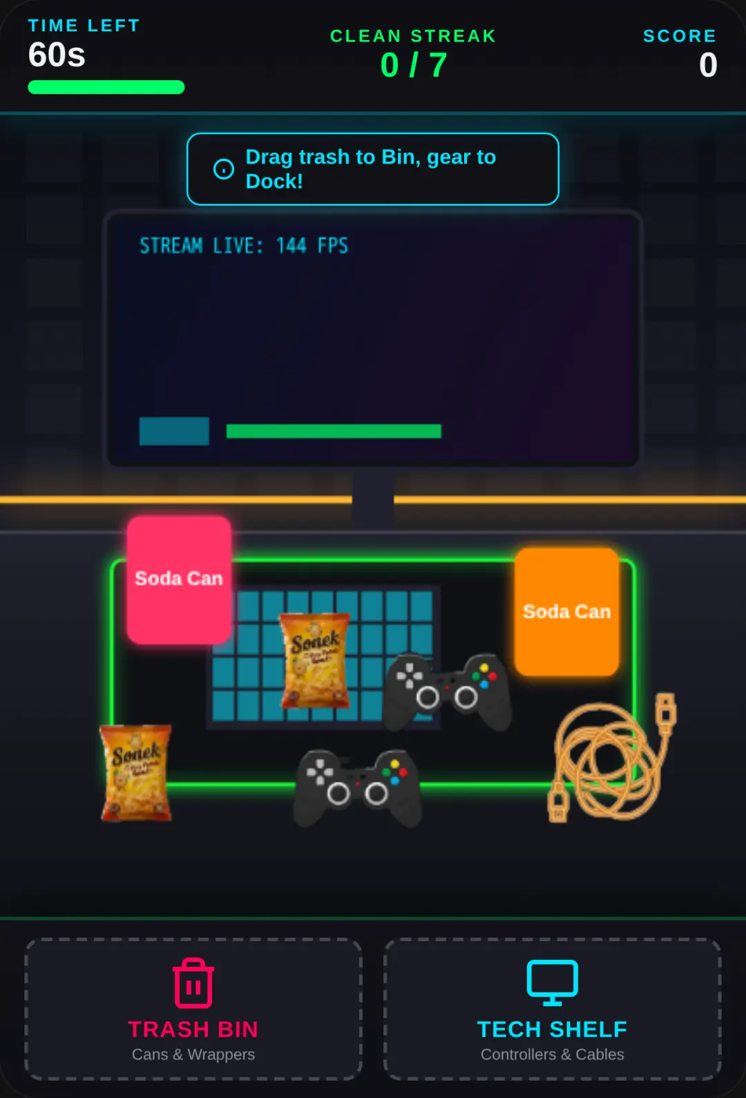Gamer Den Tidy Up cover