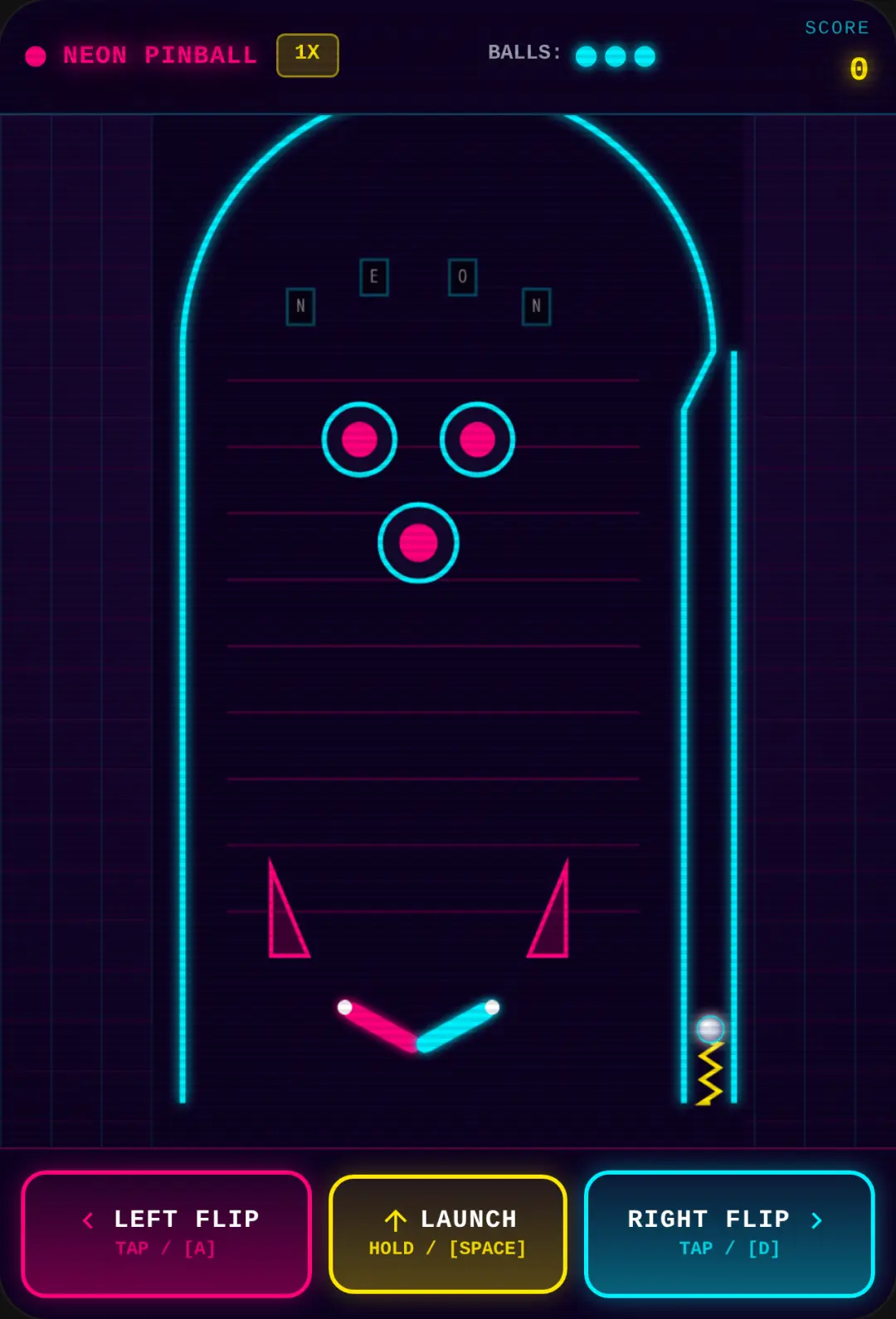 Neon Retro Pinball Arcade cover