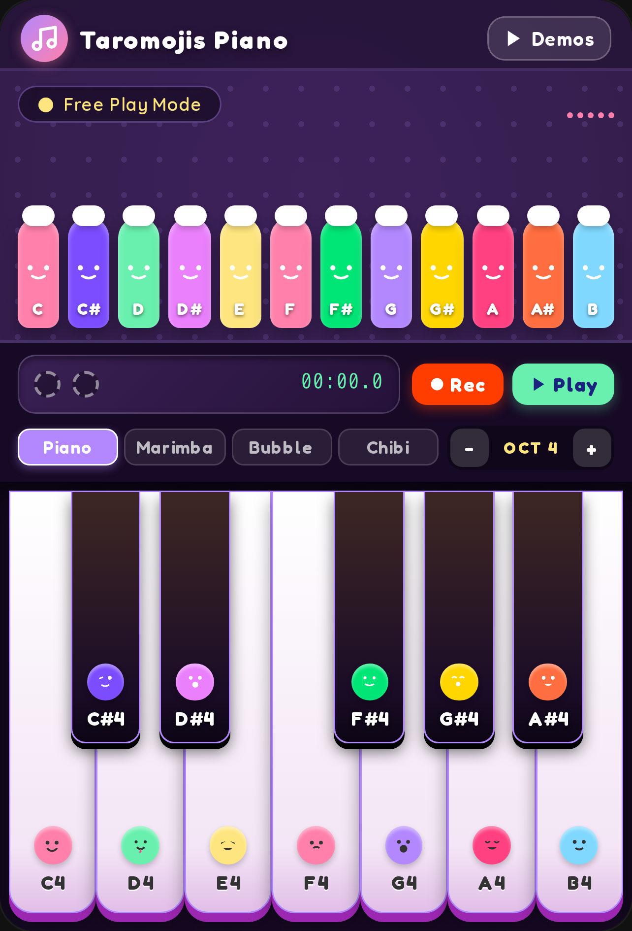 Taromojis Piano Simulator cover