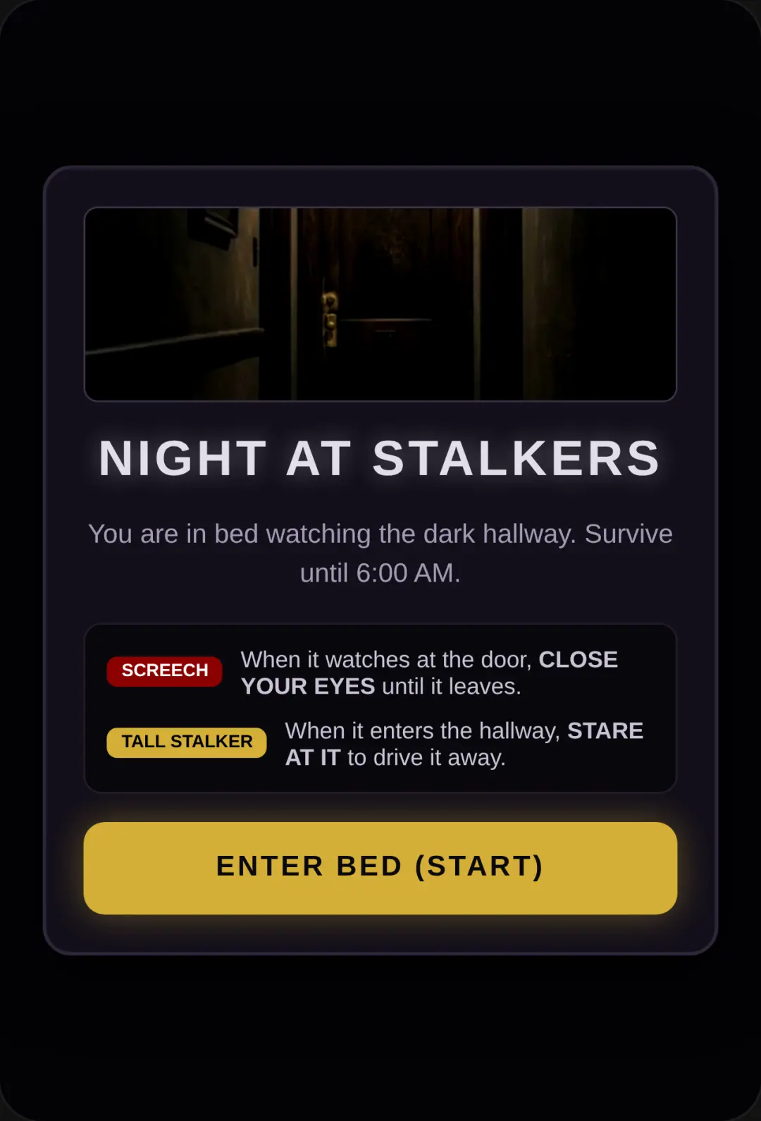 Night at Stalkers cover