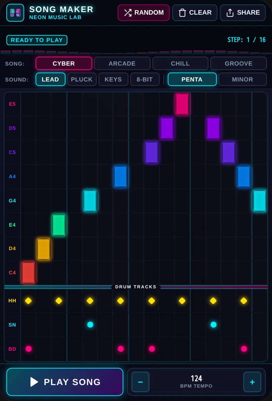 Make your own song Enjoy Song maker Instrument tune maker cover