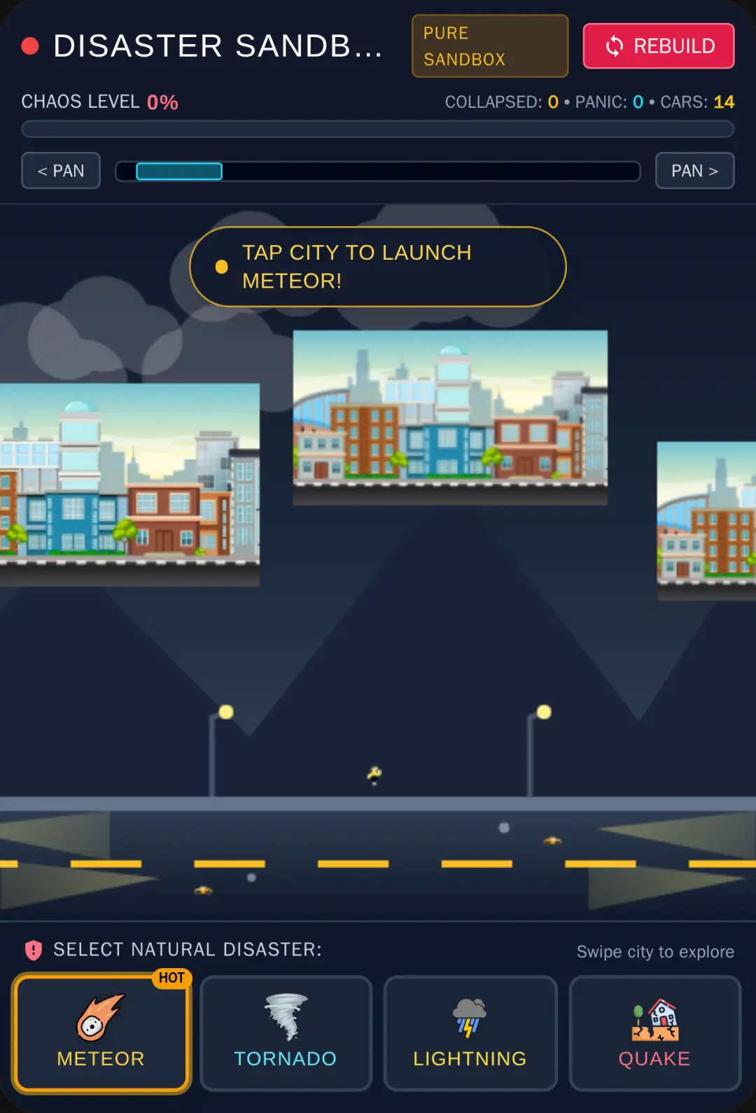 Disaster Sandbox - Side-scrolling Chaos cover